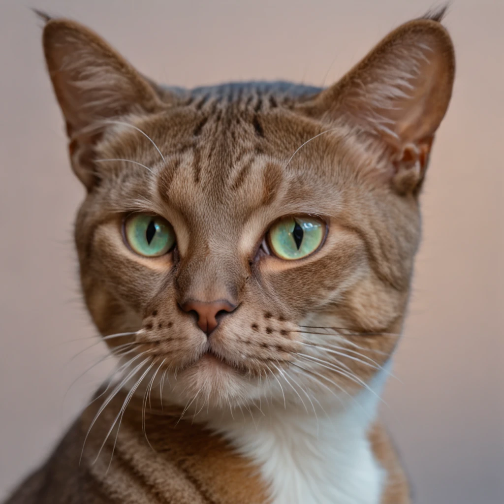 Um gato no estilo cubismo Neon, Neon cubism, 8k