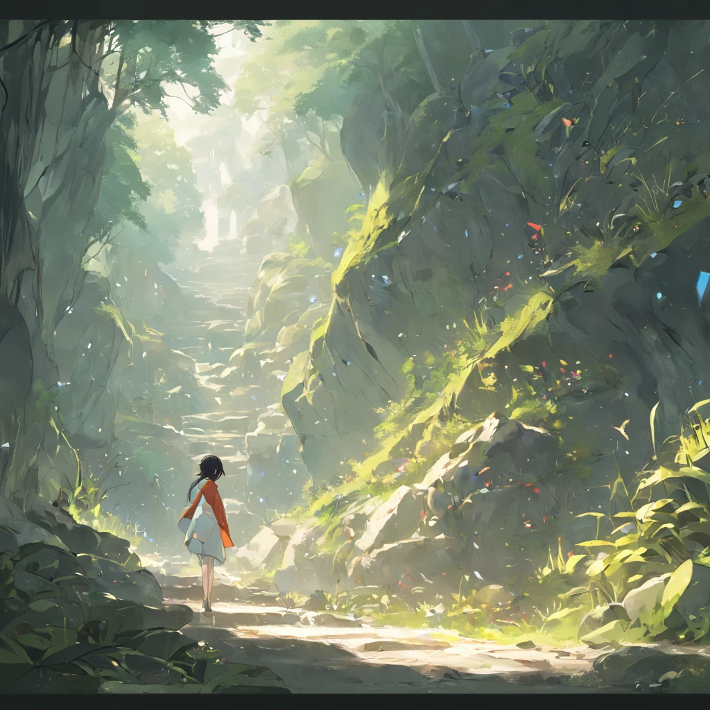 Verdure、Leave white space、复杂、epic、with dynamism、Epic rendering、Complicated details