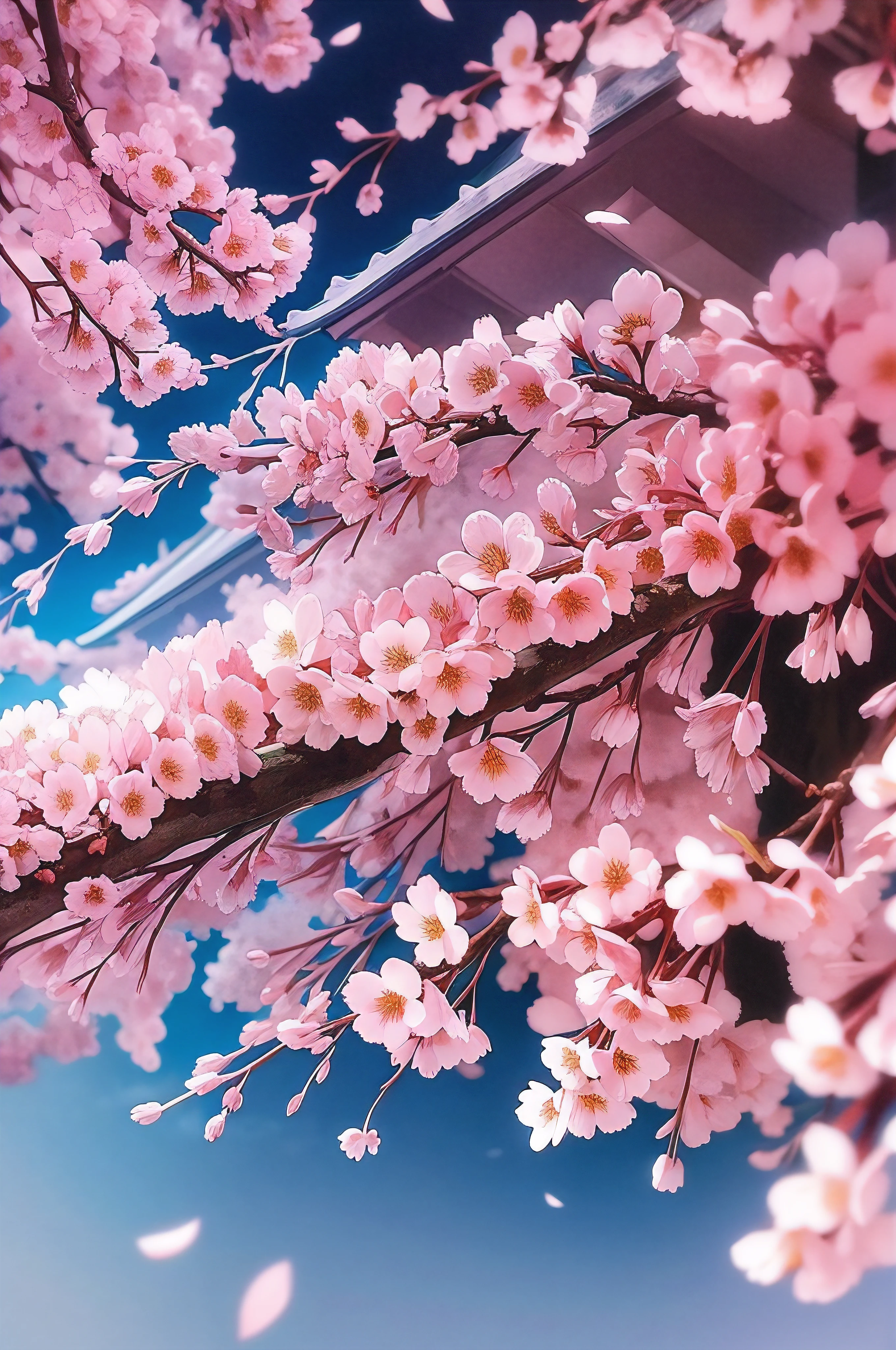 Close-up of cherry blossoms、There are close-ups of flowers and tree branches, sakura trees in the background,the background is blurred, Lots of cherry blossoms, cherry blossoms in the wind, cherryblossom, cherryblossom, cherry blossom, sakura trees in the background, blossom sakura, sakura season, White cherry blossom, cherrybrossam, sakura bloomimg, blossoming、no humans