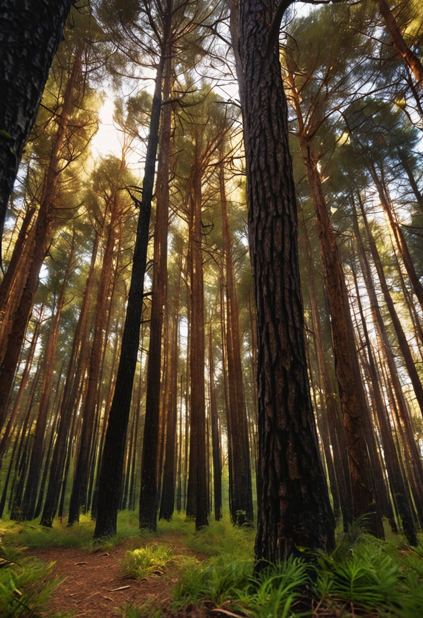 pine forest floor