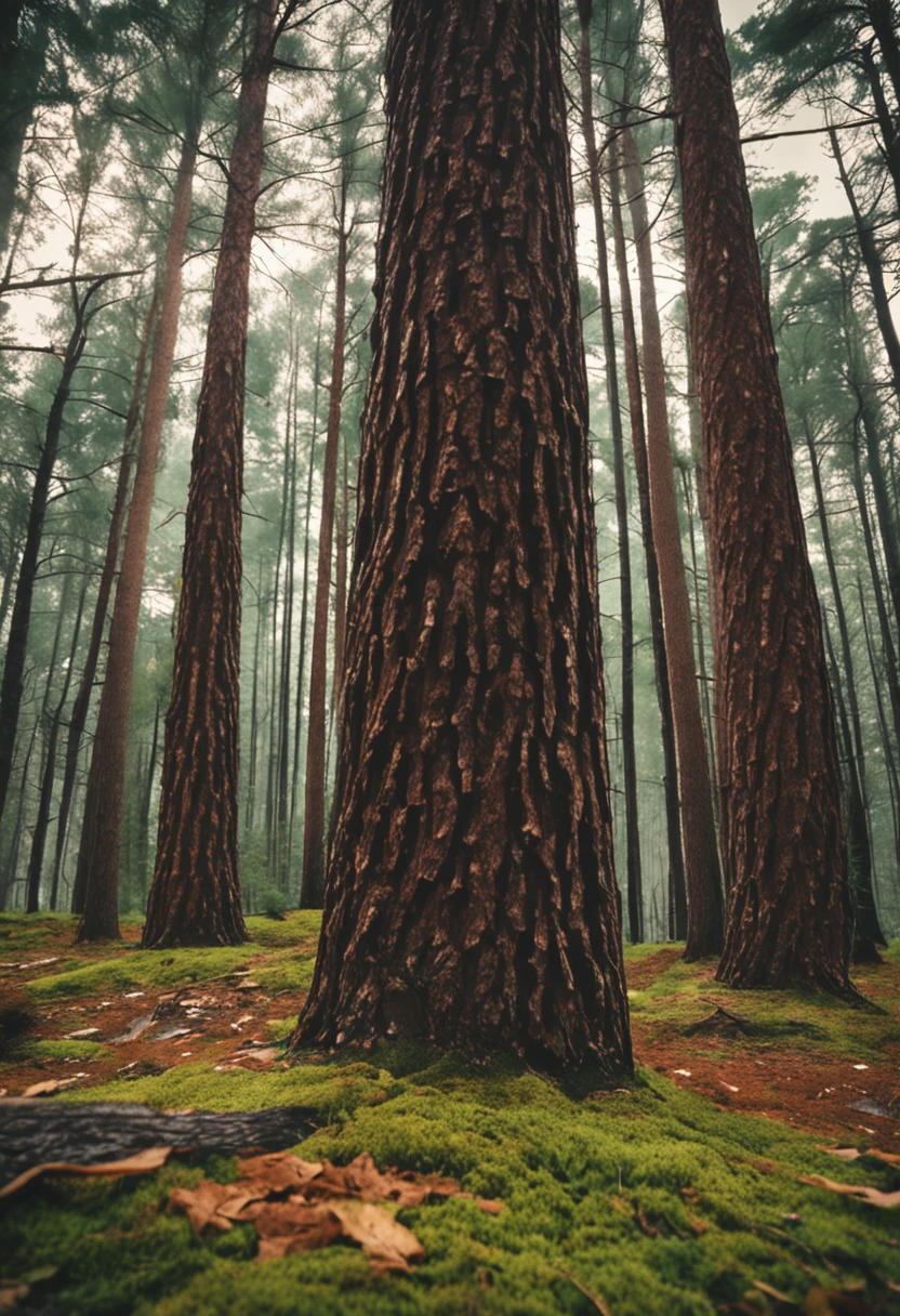 pine forest floor