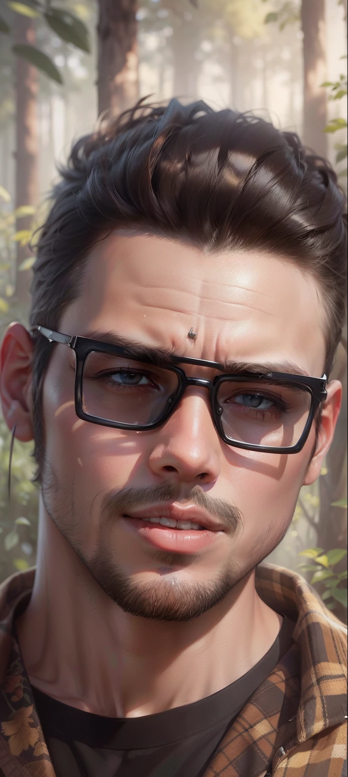 Change back in nature with realistic face