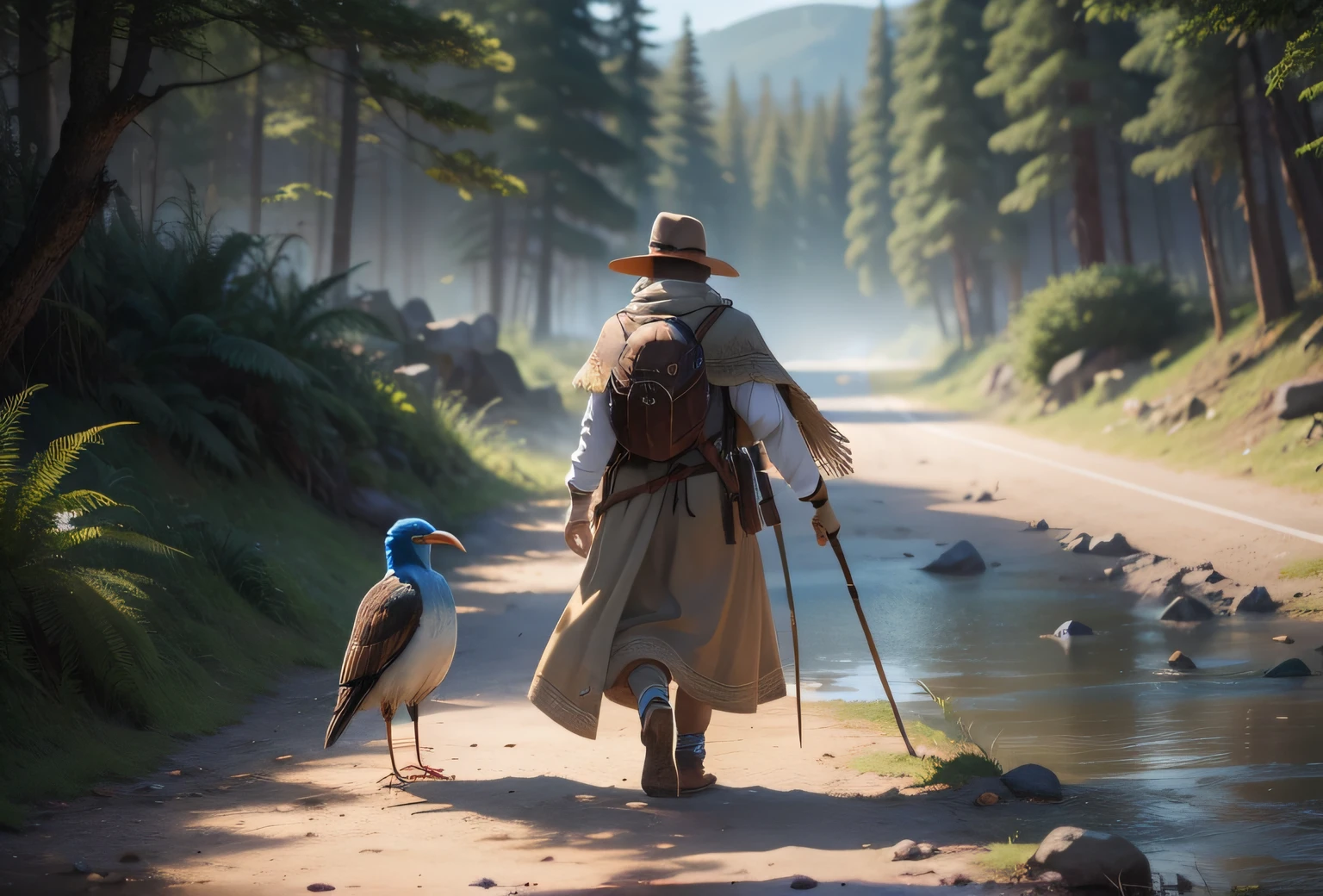 Guided by a wise bird, Max embarca em uma jornada para encontrar o Amuleto da Coragem. No caminho, He faces challenges that test his bravery and determination. Ele aprende que a verdadeira coragem vem de enfrentar seus medos e seguir em frente, even when things seem difficult.