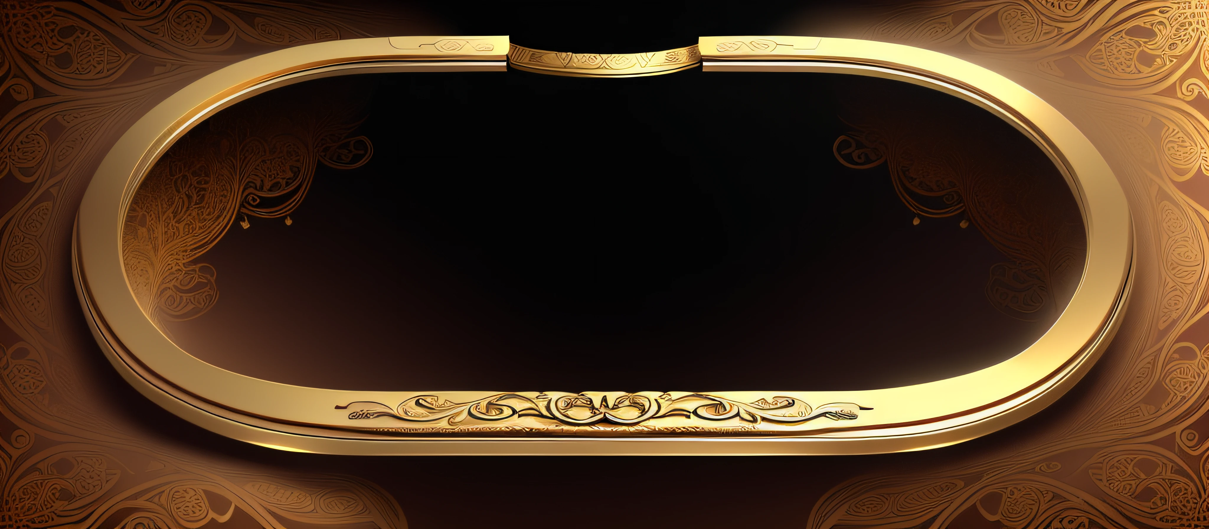 ornate gold accents,Golden decoration, brown background, ornate border frame, ornate backdrop, baroque frame border,