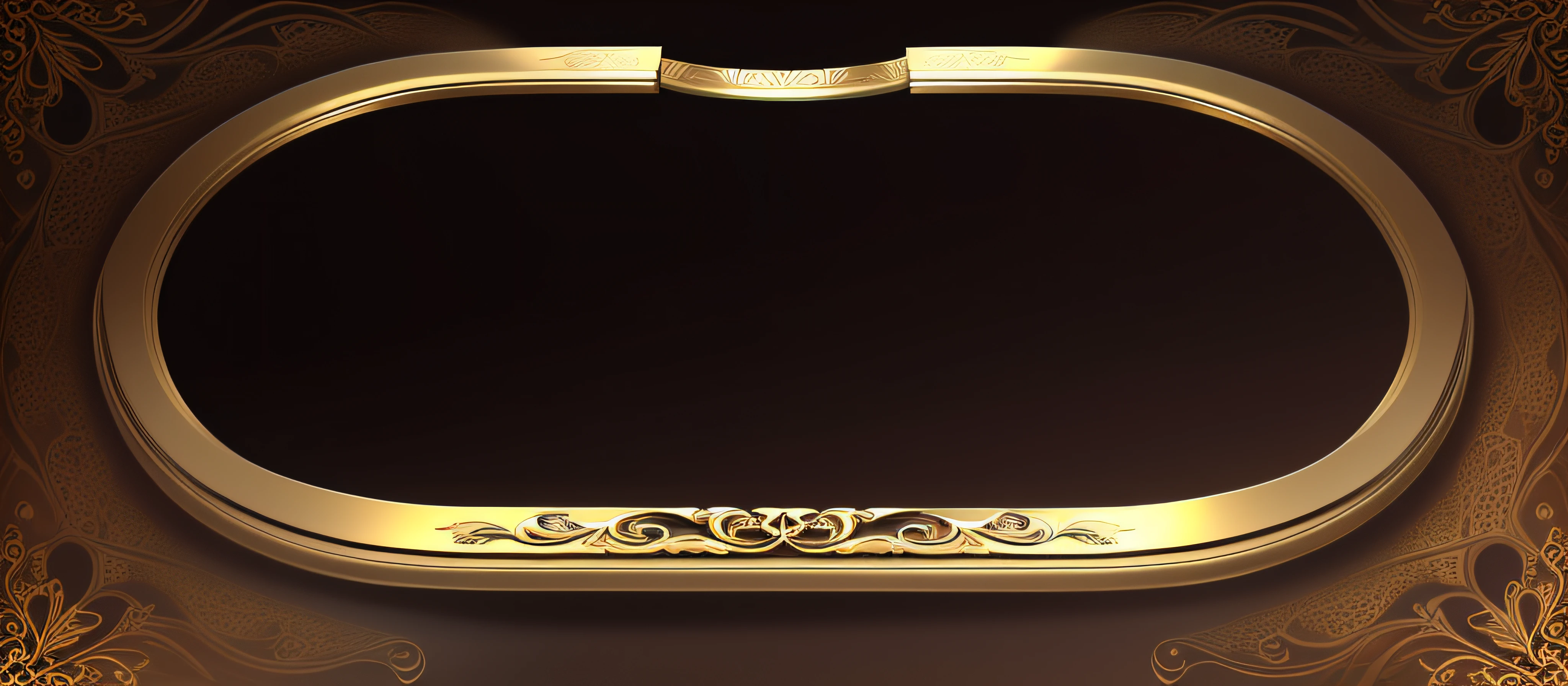 ornate gold accents,Golden decoration, brown background, ornate border frame, ornate backdrop, baroque frame border,