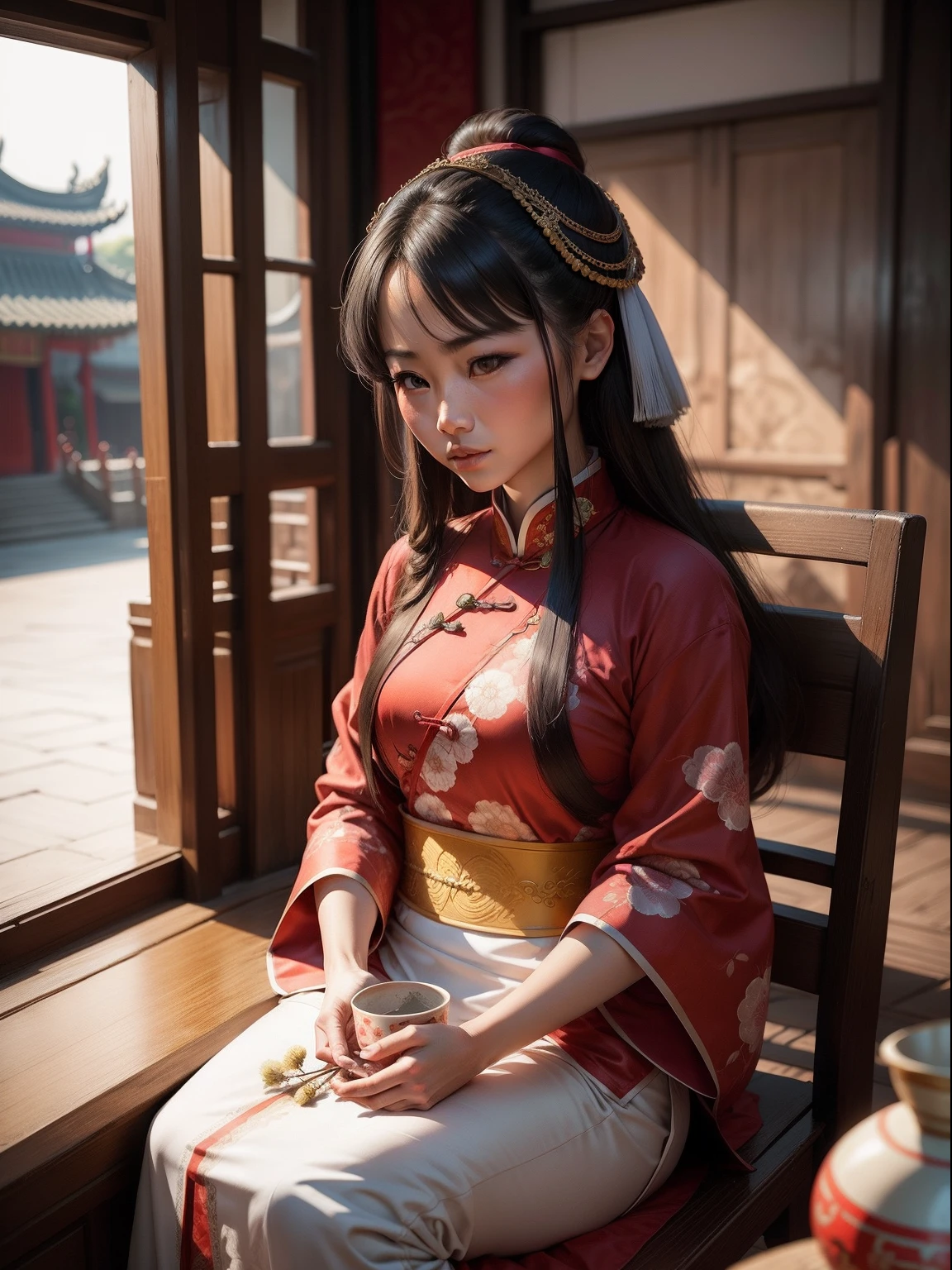 woman, China, ancient, traditional