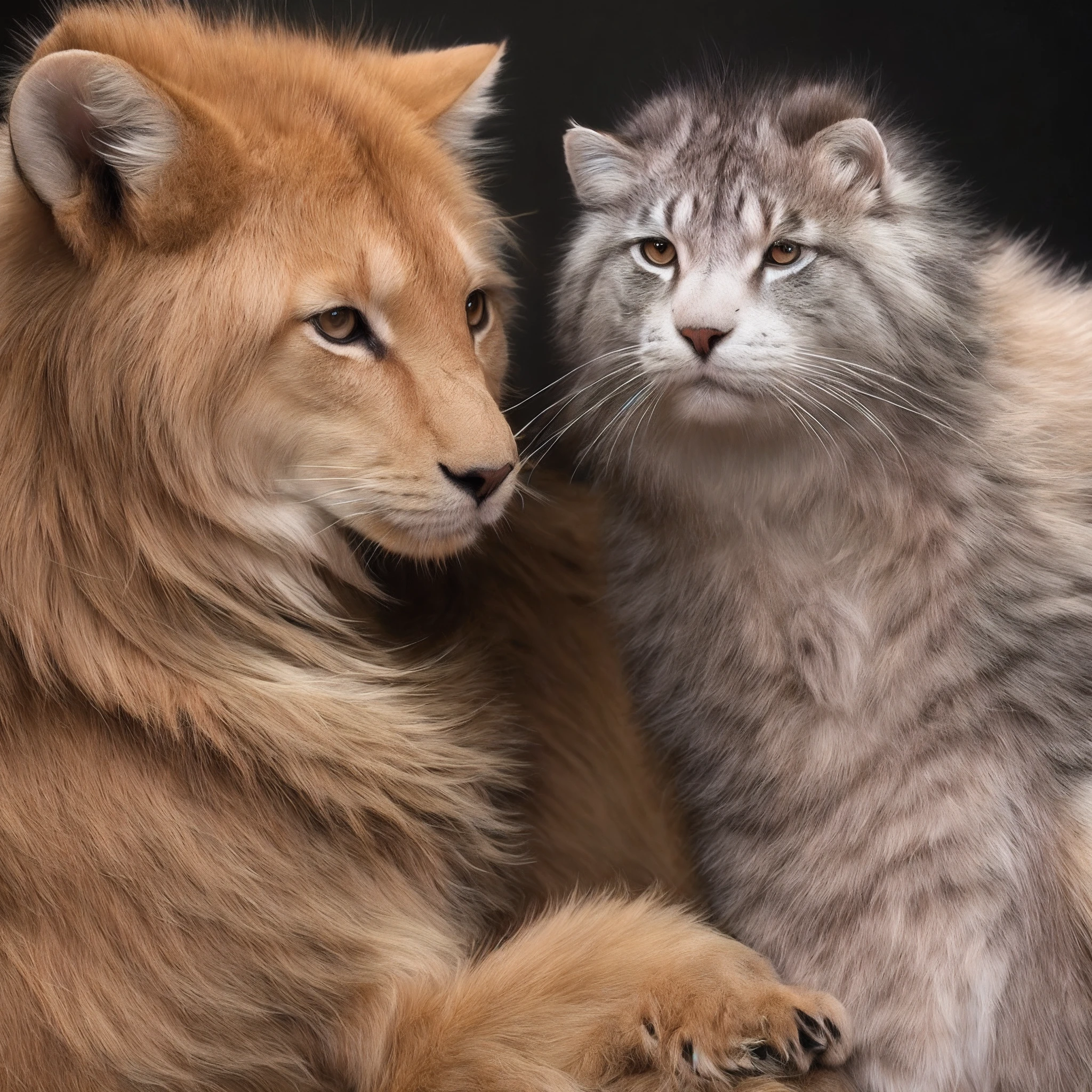 Animals with a lot of fur