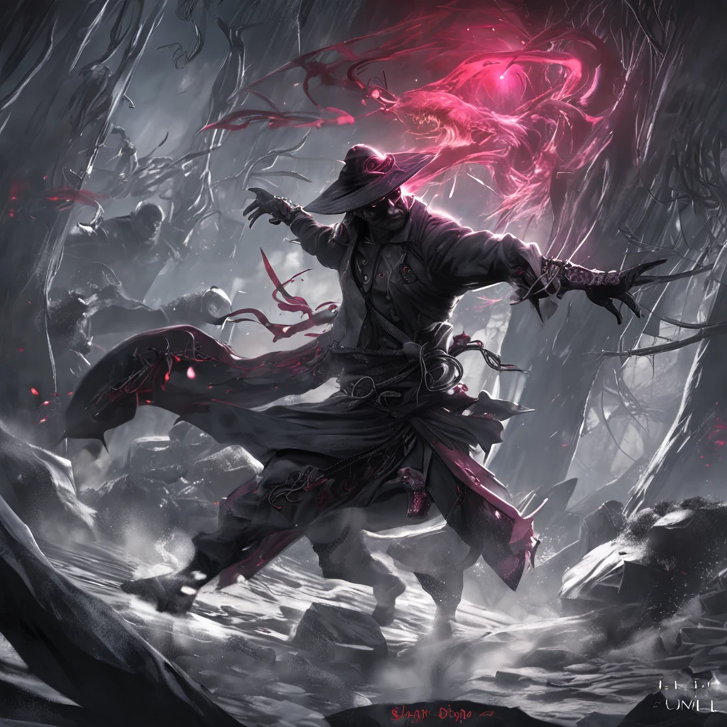 Best quality, Masterpiece, 超高分辨率, (photograph realistic:1.4), surrealism, Dream-like,fusionart, Shadowdancer, shadow magic, darkness control, stealth, shadowstep, umbral spells, hidden blade,