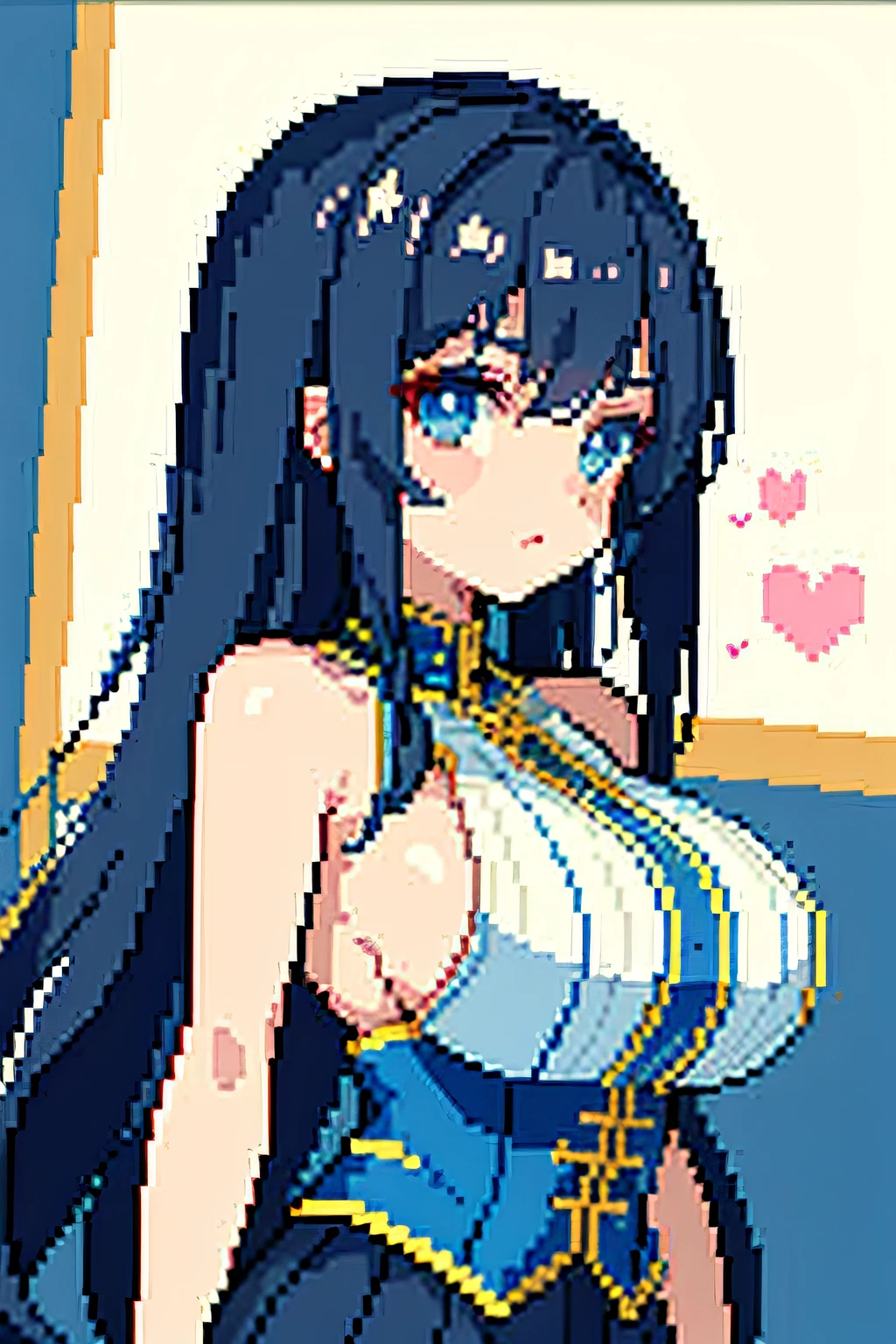 (masterpiece, highest quality:1.2), Ultra-high resolution), RAW Photos, Professional Lighting, Cinema Lighting, (1 girl), Leona, Dragon Quest:dai no daibouken, (blonde, Long Hair, Brown eyes, hair ornaments, bangs), (brass Circlet, choker, Earrings, ultra realistic see through & transparent y lingeries:2.0, ultra detailed see through & transparent sexingeries:2.0, sheer lingeries, visible nipple bra:2.0, Golden collar, golden bracelet, earrings), (((((ultra large natural breasts, Supetits, Super huge boouper huge cleavag))), (ultra realietailed interior of medieval wooden motel in the village, bed, dark atmosphere, night, moon view via window, candle), (Ultra Slim Waist, Ultra slim model body style), Highly detailed face, Highly detailed eyes, standing, full body shot, (sitting on couch, spreading legs widely to viewer:1.5), (nsfw:1.5), 