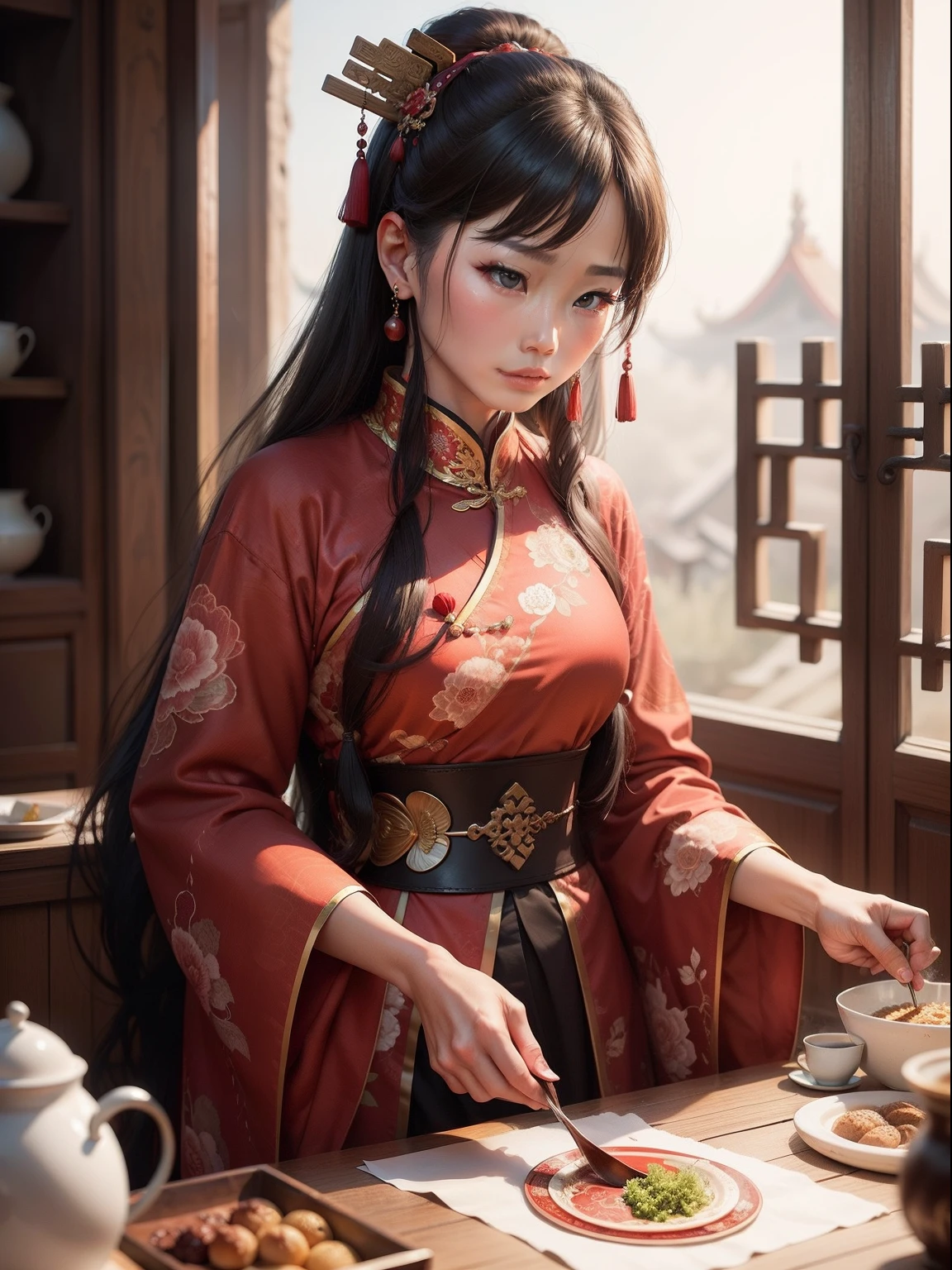 woman, China, ancient, traditional