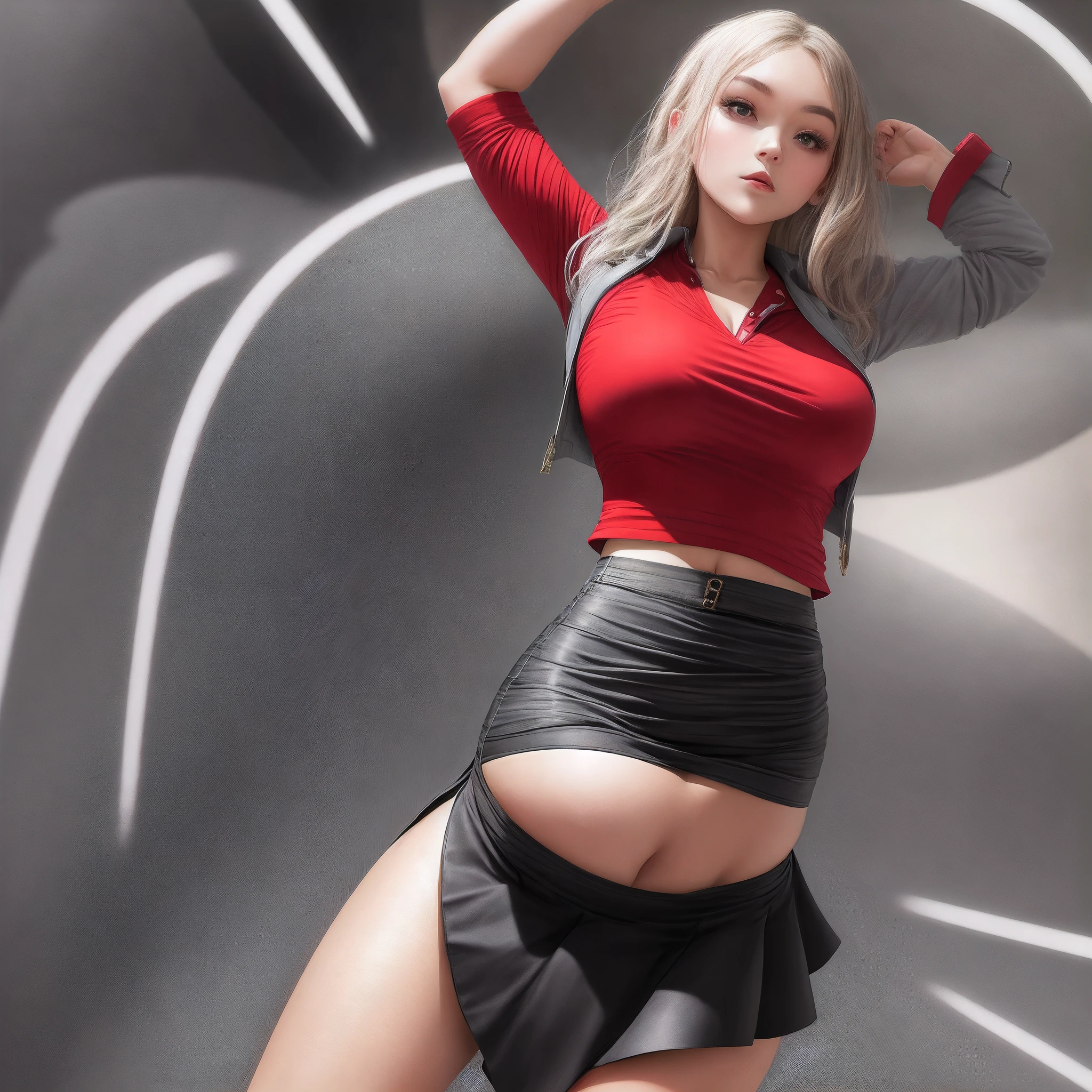 Skirt that wraps hips