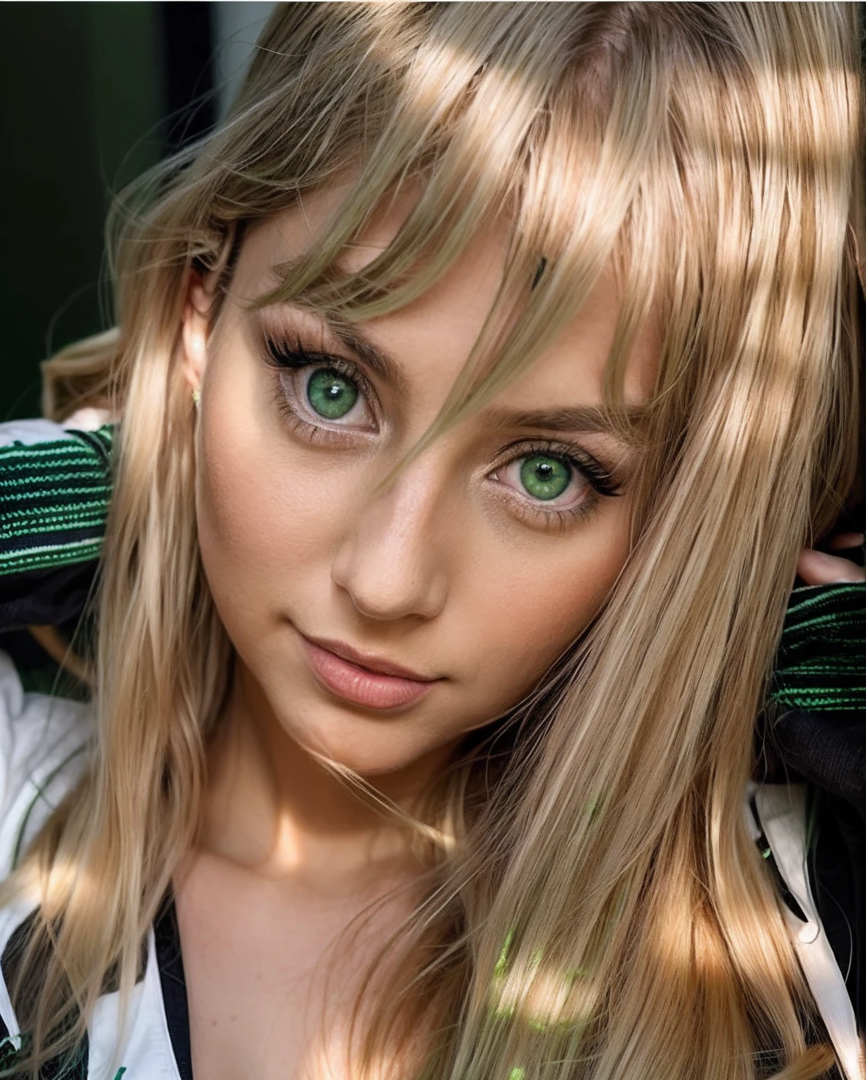 blond woman with long hair and green eyes posing for a picture, blonde hair and large eyes, long blonde hair and large eyes, long blonde hair and big eyes, blond hair green eyes, sexy girl with green eyes, 3 0 years old woman, 30 years old woman, profile image, bright accurate green eyes, clear green eyes, accurate green eyes, bedroom eyes