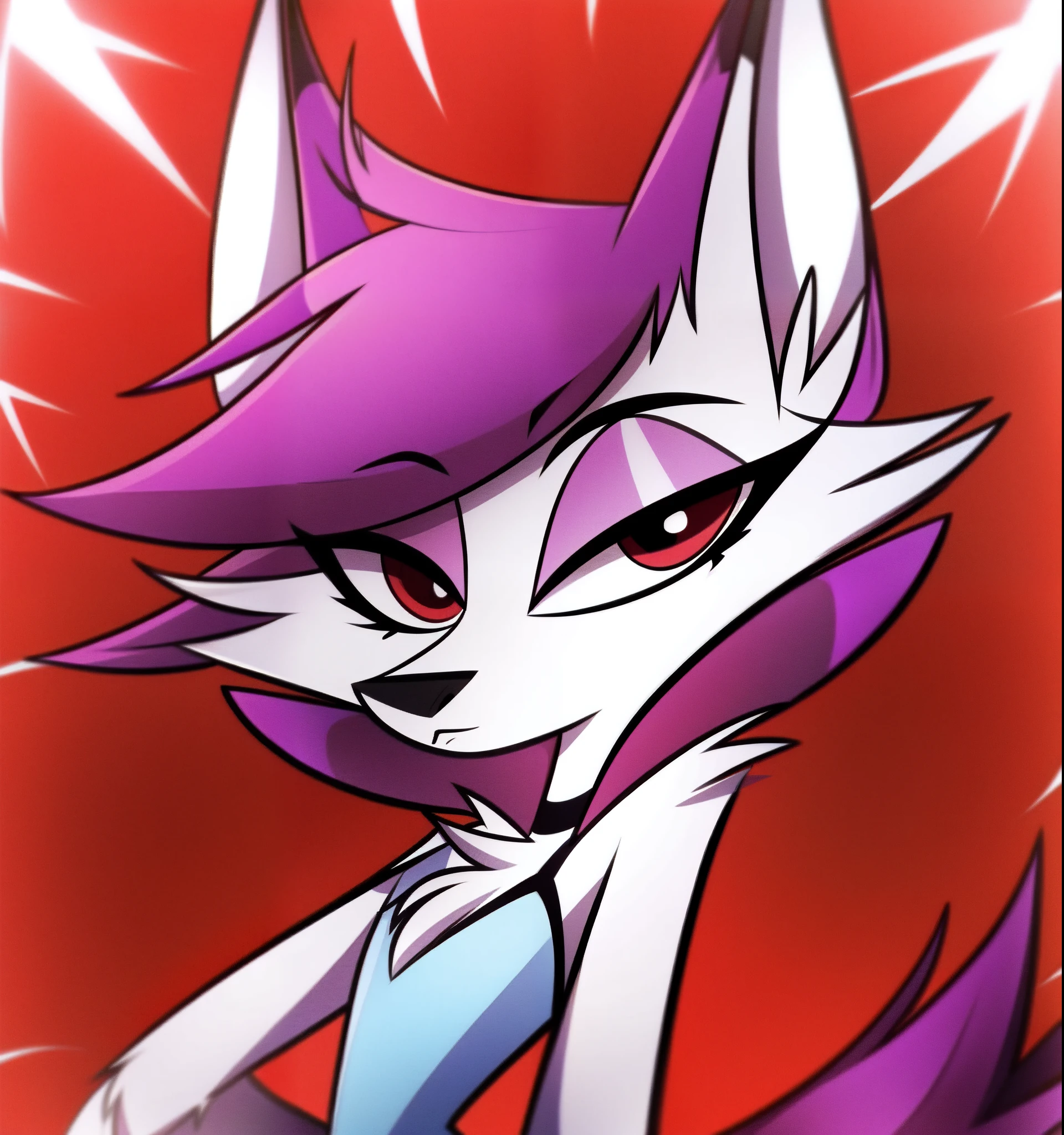 (Vivziepop style), anthro, canid, female, mammal, solo, (by vivzmind)