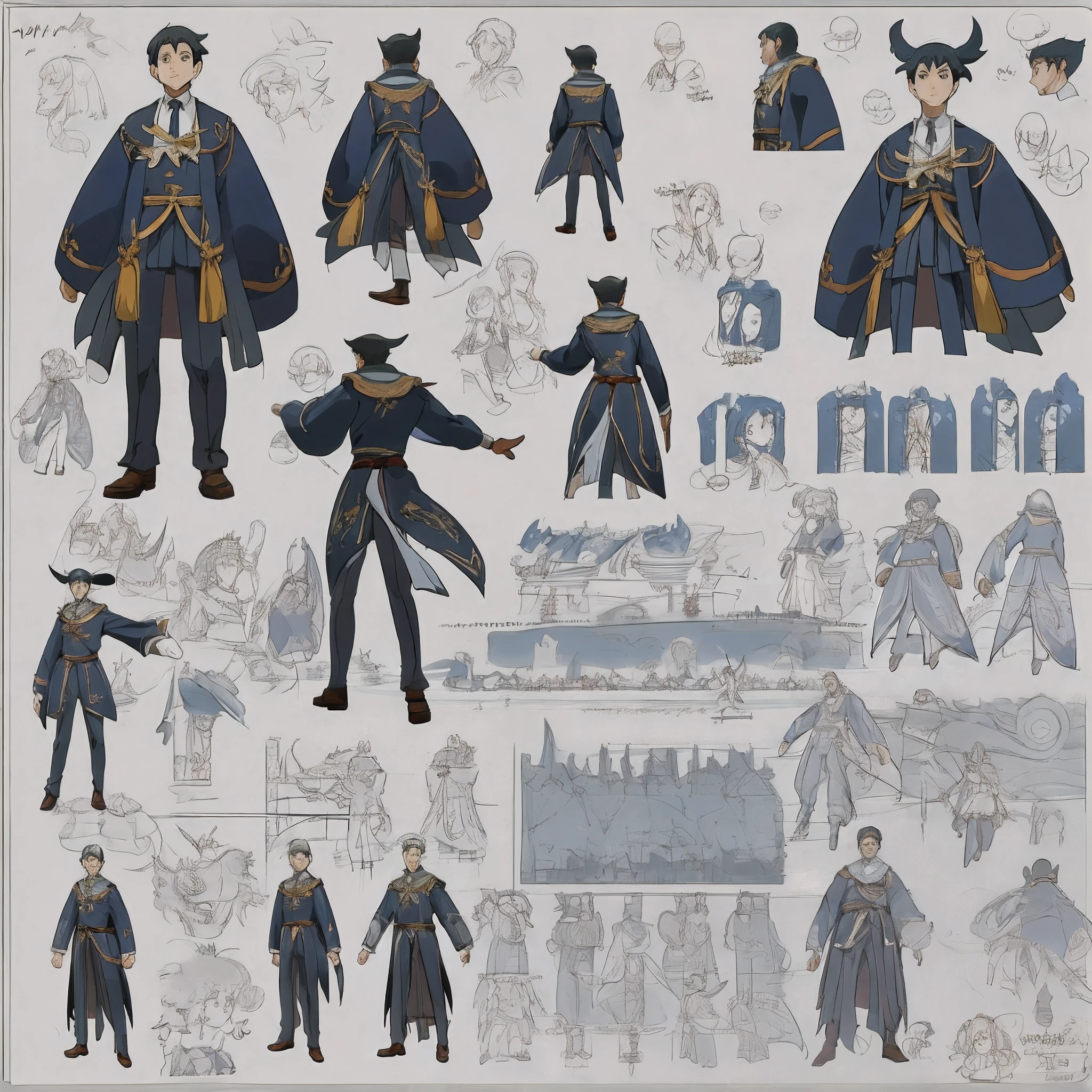 homem ,forced perspective, dinamic pose, sapatos grandes ,anime style ,regata preta ,reference sheet