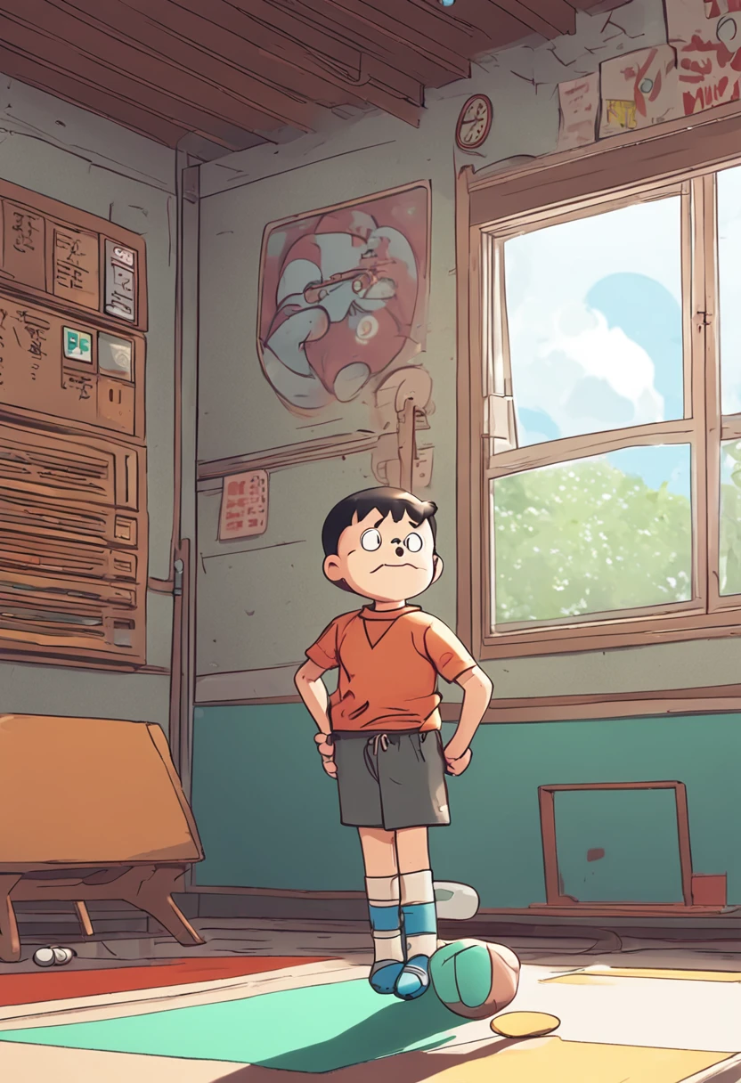Doraemon Physical Education teacher sports field