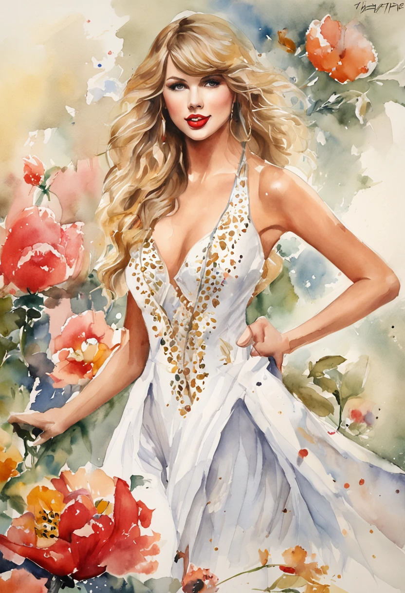 "Taylor Swift"of wonderful stage performances,shining lights,Dynamic dance,Singing with passion,Pop style music, Taylor Swift's unique image and charm,Charming voice,Exquisite makeup and costumes,Stunning stage set,Enthusiastic audience shouts,Charming。