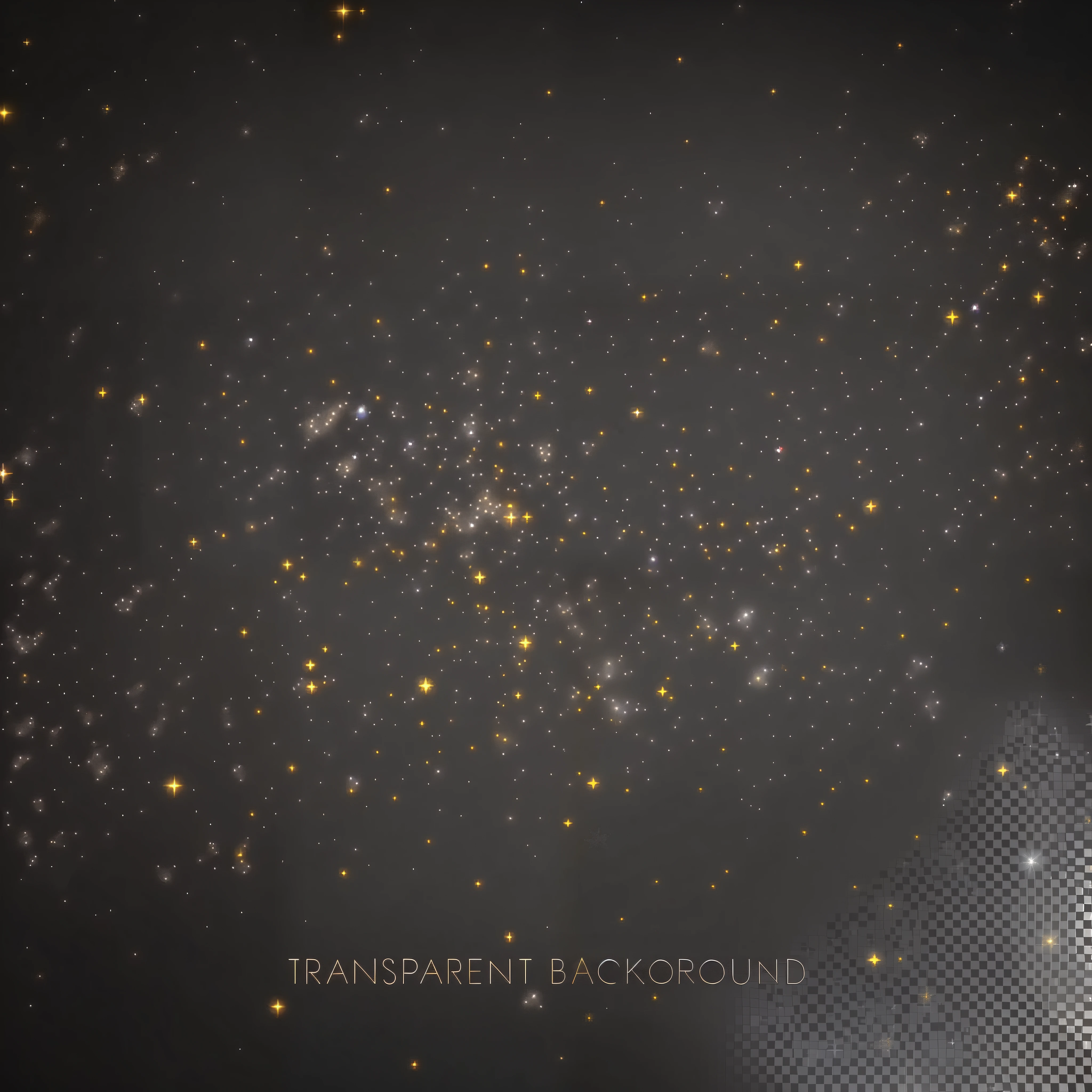 a dark background with gold stars and sparkles, flying dust particles, transparent backround, high definition background, dust particle, floating dust particles, clear dark background, background is made of stars, shiny background, glitter background, clear background, black background with stars, magnificent background, stars glittering in background, dust and particles, dust particles, light background, flying particles