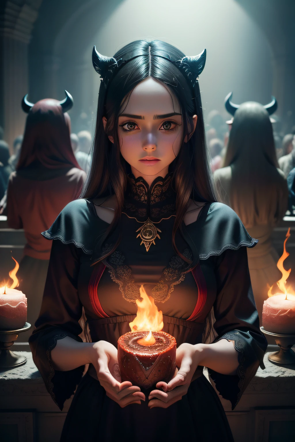 INFERNO UM LUGAR DE TORMENTO ETERNO COM PESSOAS GRITANDO HOOMENS MULHERES PESSOAS VELHAS E NOVAS OS DEMONIOS TERAO ROSTOS MOSTRUOSO E DEFORMADOS E VARIOS DEMONIOS TORTURANDO ESSAS PESSOAS TAMANHO DA IMAGEM 1280 PX POR 720PX
