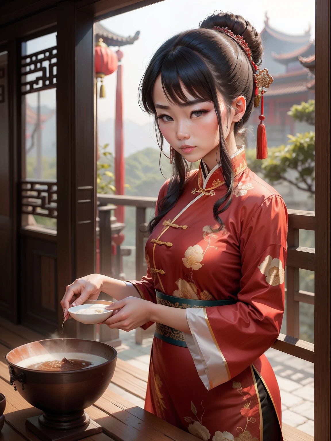 woman, China, ancient, traditional