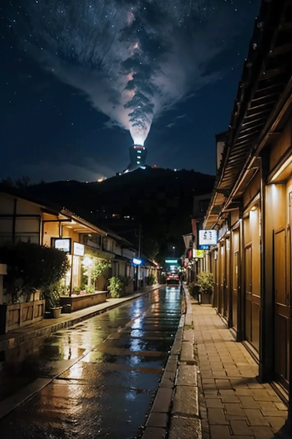 landscape in taiwan ,night