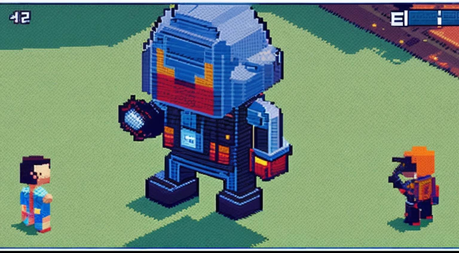 pixel game,character design,Sci-fi suit,Warrior with a laser gun, Pixel art #pixelart