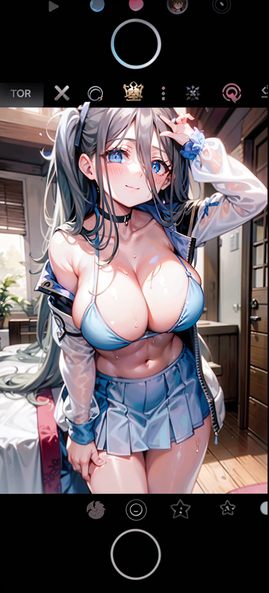 tmasterpiece,beautiful and seductive anime woman, Lori huge breasts cleavage, Beautiful anime girl,Beautiful anime girl, anime goddess, beautiful anime woman, Translucent skin,Medium long hair and messy hair mix beautifully,the skin is fair and juicy,,,,Wear a delicate transparent yukata,Temptation of attractive and voracious feet,Wearing sweat,Get wet,Be red in the face,Colossal tits
