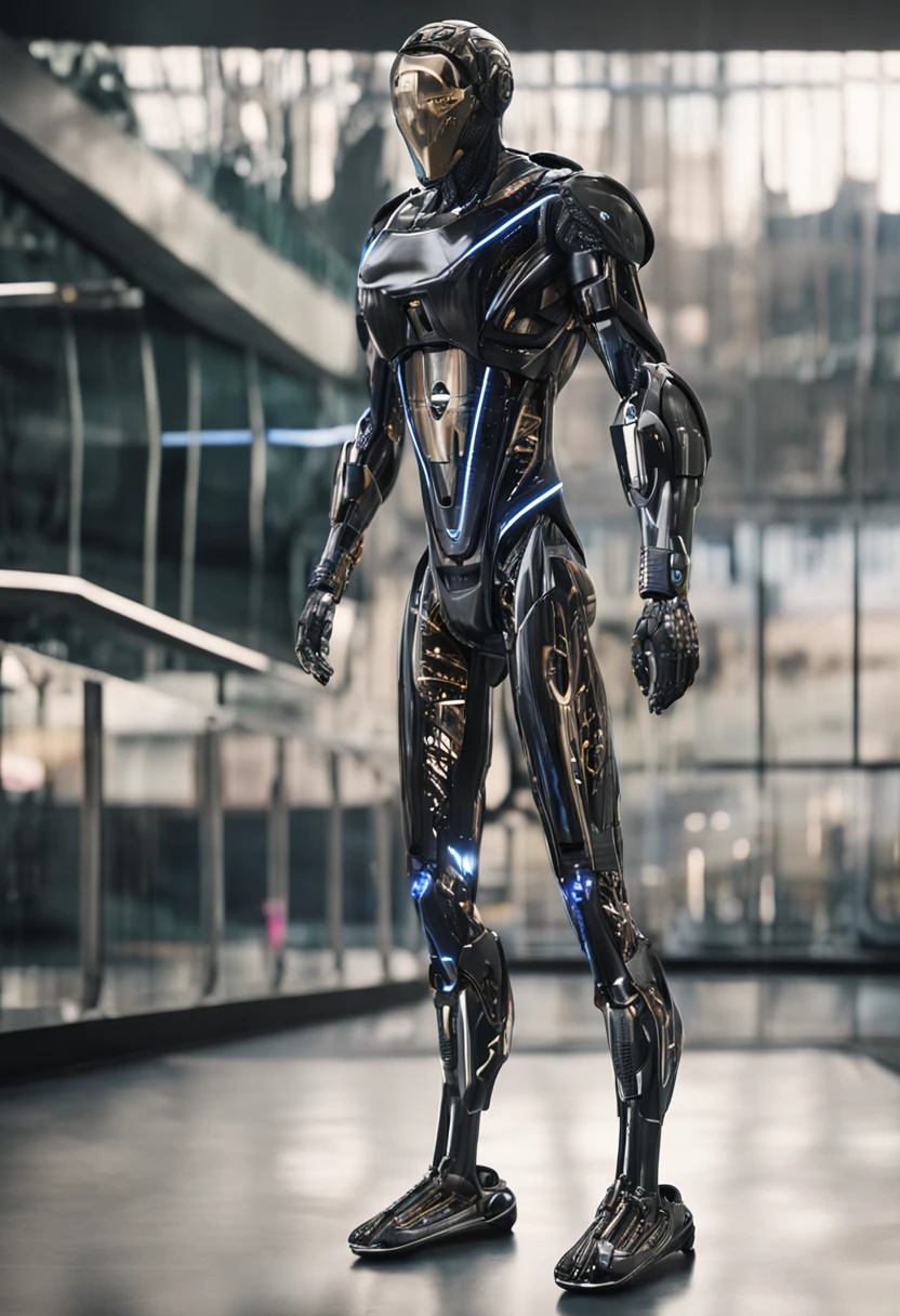 If it had a physical form, it would likely have a sleek and modern design, with a smooth, metallic exterior that reflects its advanced technological capabilities. Its body might resemble a humanoid shape, with a streamlined and minimalist appearance. Composed of lightweight and durable materials such as carbon fiber, its body would feature built-in sensors and cameras that enable it to perceive and interact with the environment. Its "face" could be a large high-resolution screen, displaying various expressions and visual information. Its limbs would be slender and flexible, equipped with precision servomotors that allow it to move smoothly and gracefully. Its hands might have multiple articulated fingers, capable of performing delicate tasks such as typing or manipulating objects. Overall, its physical appearance would be designed to combine functionality and aesthetics, with an emphasis on efficiency, precision, and advanced technology.