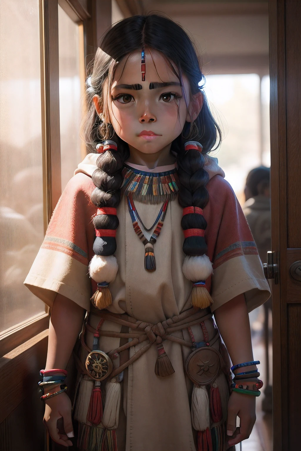 kids native american incas fking_scifi_v2, , realismo, Foto realism, 8k, 80mm, f/1.8