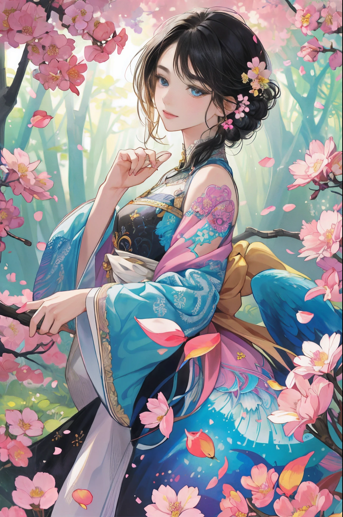 masterpiece, super high quality, super detail, perfect drawing, CG, 3D, 8k, illustration, girl with beautiful face, hiten_1, beautiful girl in loincloth Japan attire Shirtless Rich breasts Back appearance Cute plastic surgery face Captain Lori Look back with a cute smile Three Size B95W60H90 Masterpiece, Super High Quality, Super Detail, Perfect Drawing, CG, 3D, 8k, Illustration, Hanatori Fugetsu