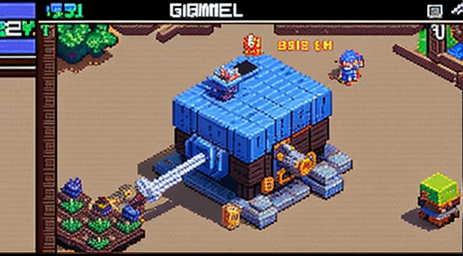 pixel game,character design,super mecha,All kinds of artillery, Pixel art #pixelart