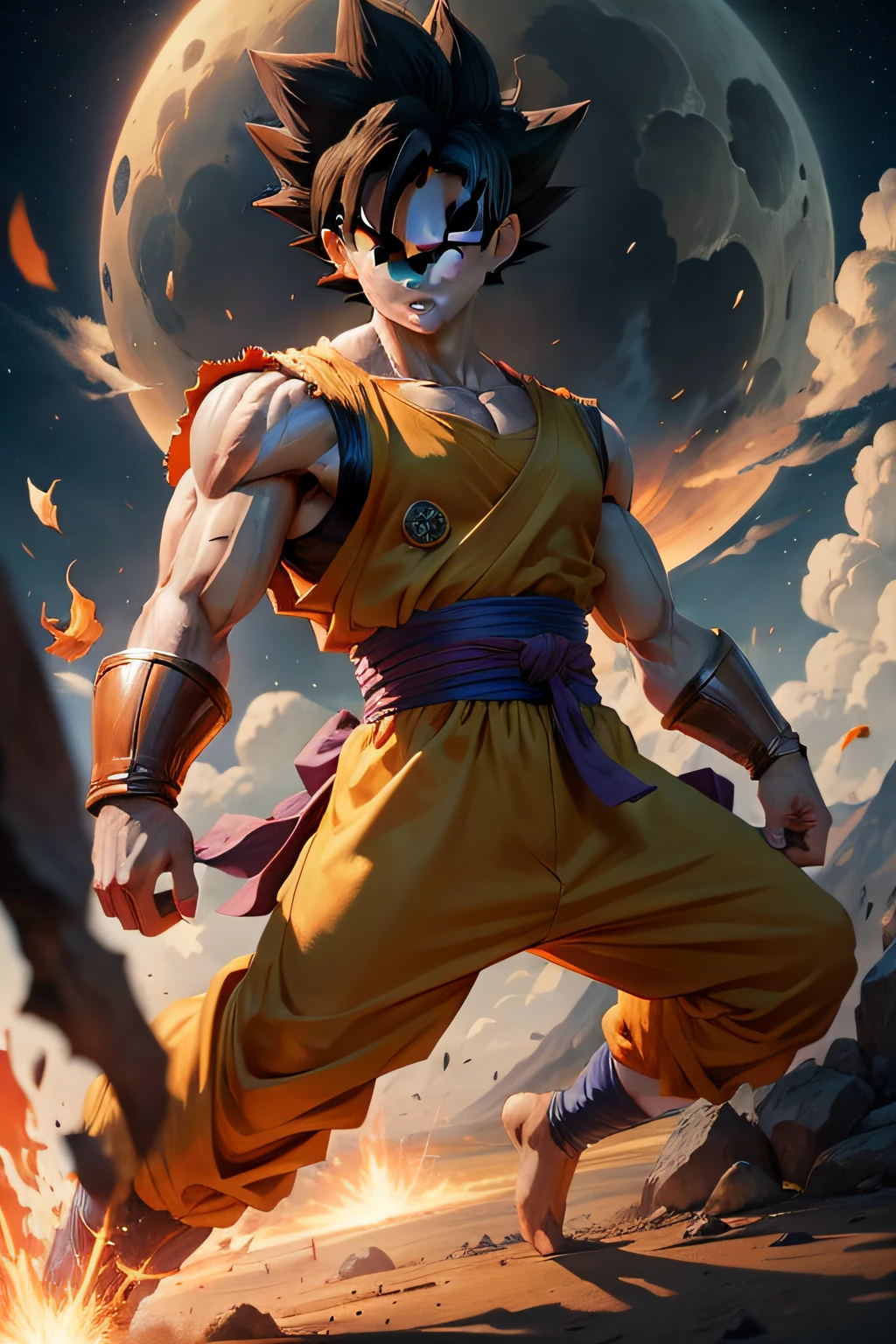 Dragon Ball Son Goku，over-Tortoise Man，fights，kosmos，tmasterpiece