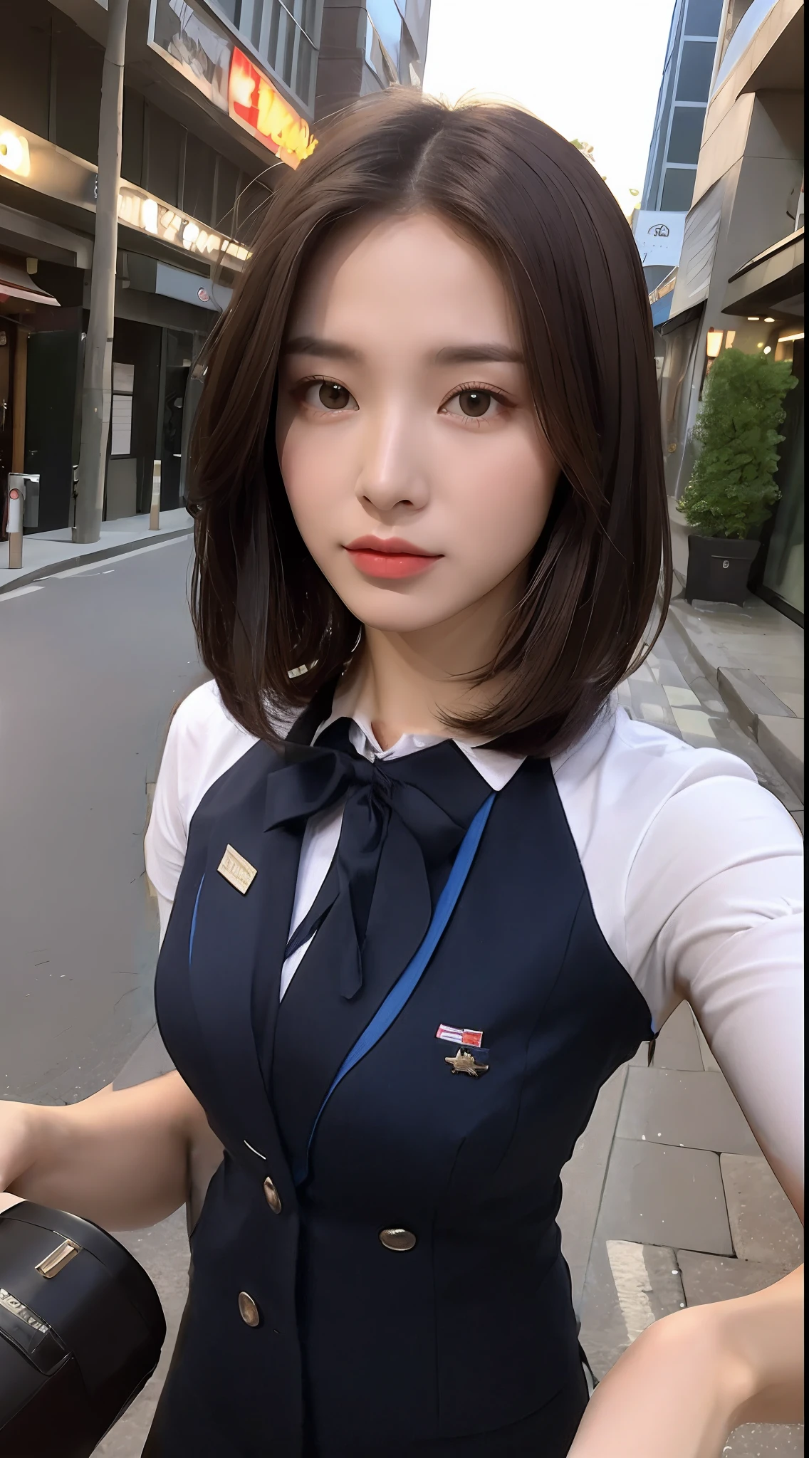 Flight attendant uniforms