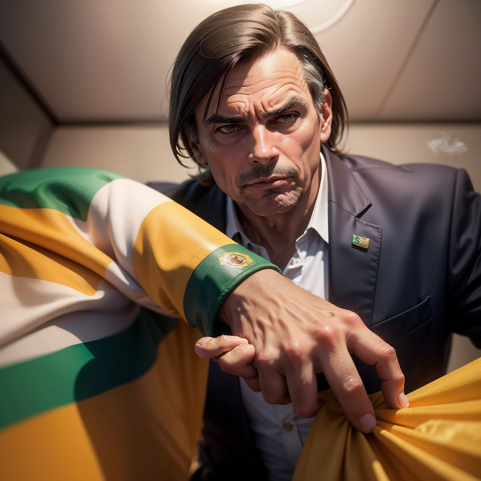 Bolsonaro fumando maconha