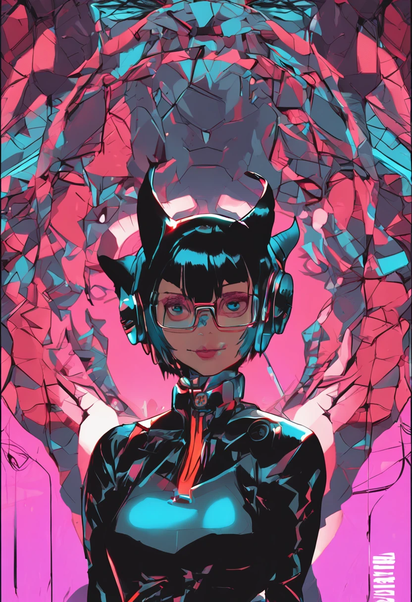 black hair, hair bobbles, wince, longeyelashes, solid circle eyes, fake animal ears, light smile, ear blush, fang, Surrealism, drop shadow, anaglyph, stereogram, tachi-e, pov, atmospheric perspective, Cubism, Verism, Constructivism, high detail, Cubist Futurism, 8k, super detail, ccurate, best quality, award winning