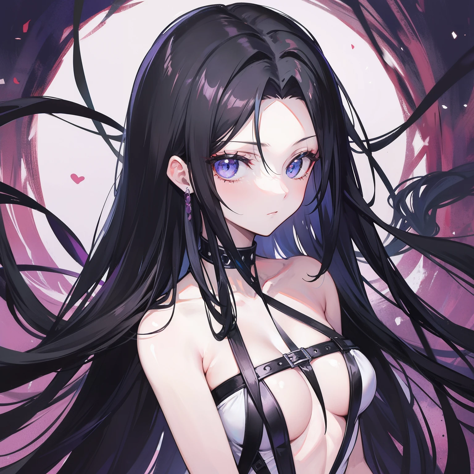 Medusa with black hair