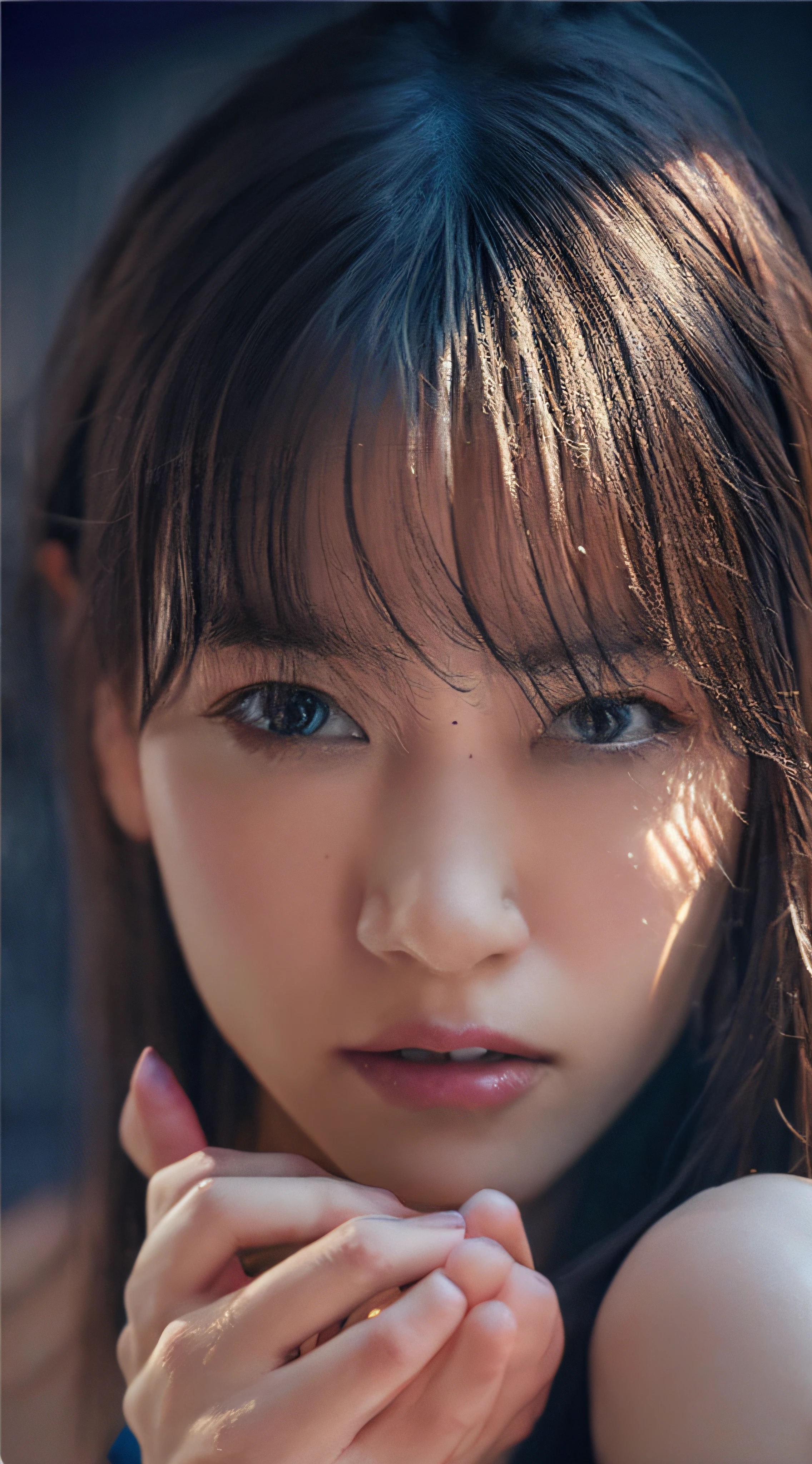 top-quality、8k picture、Wide shot of abstract beauty of beautiful body of Wonder Woman face, Centered, Looking at the camera, Approaching perfection, Dynamic, Moonlight, Highly detailed, Digital Painting, art stations, Concept art, Smooth, Sharp Focus, G