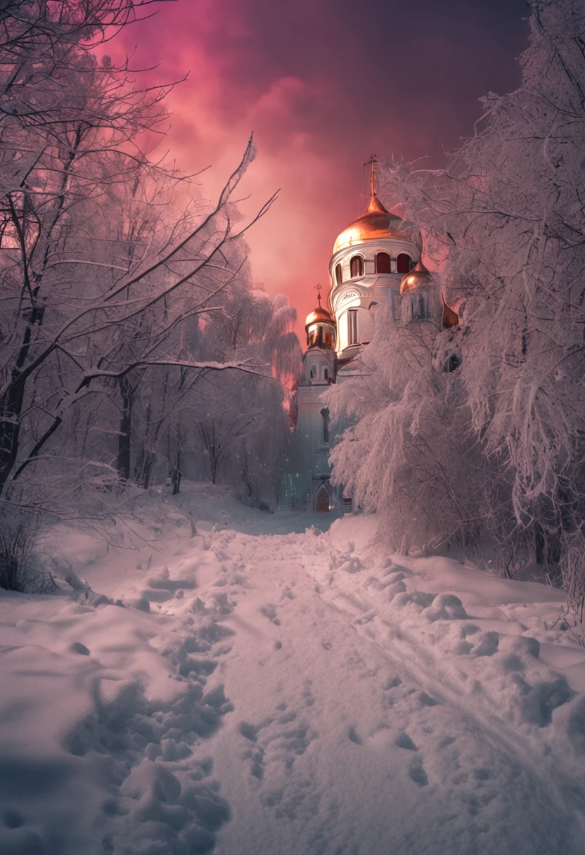 Russian，Winters，in snow