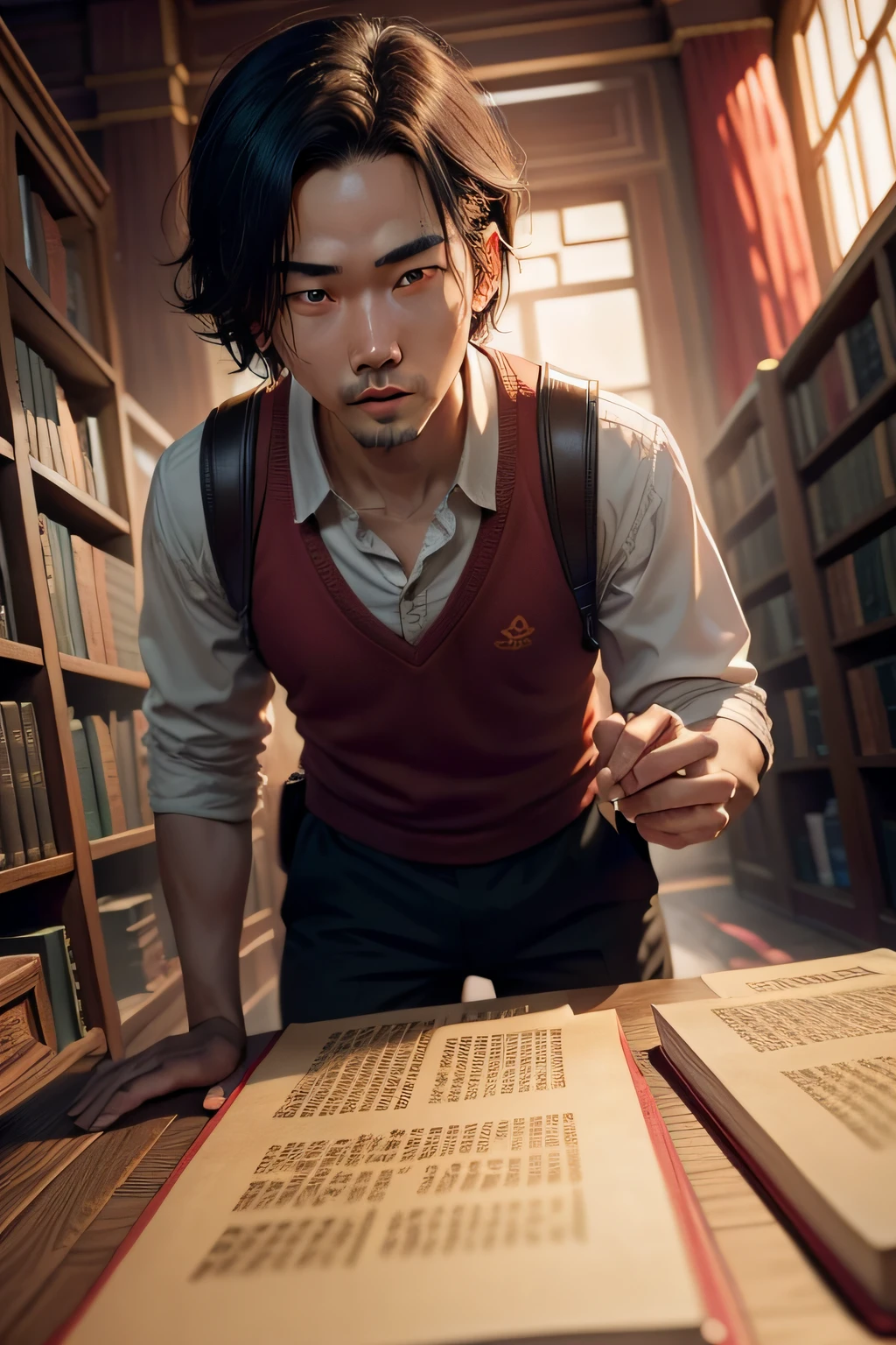 Features Bob as the protagonist,He is usually interested in Chinese characters。One day,Bob stumbles upon a mysterious ancient book in the library,It contains secrets about Chinese characters。Bob decides to embark on an adventure,Uncover the truth behind Chinese characters。