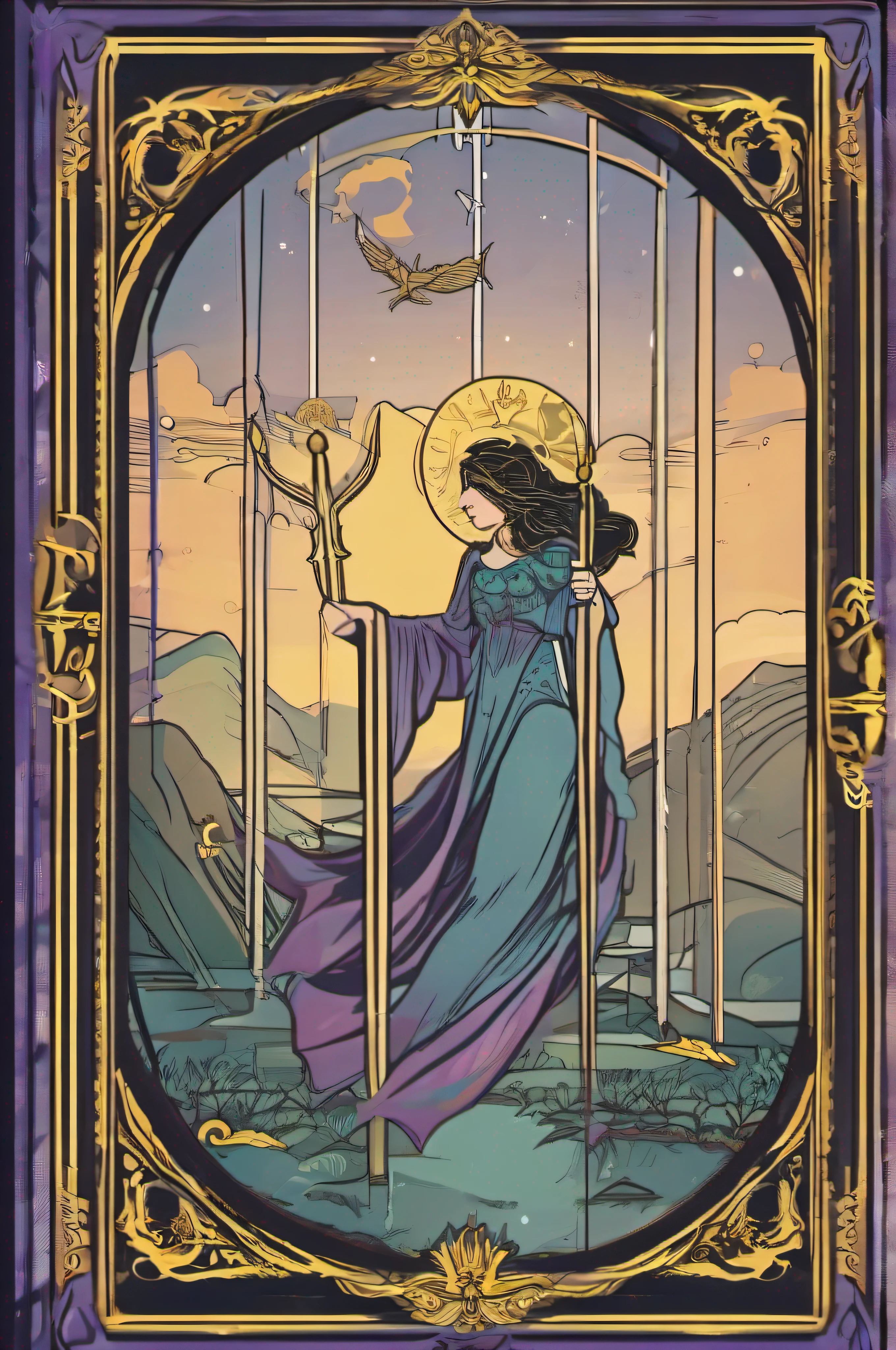 tarot card frame tarot card, tarot card design, tarot card art, [ tarot card ]!!!!!, tarot design, tarot card style, card frame, loish |, game card frame, tarot art, full card design, the lover tarot card, tarot!!, simple design, 2d art, illustration, cute