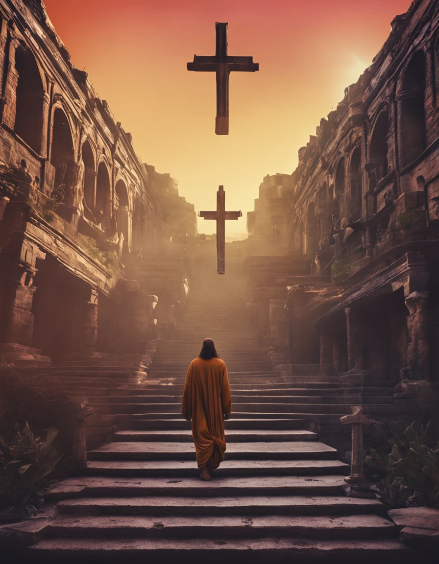 jesus com a biblia orandoao ceu aberto e velas