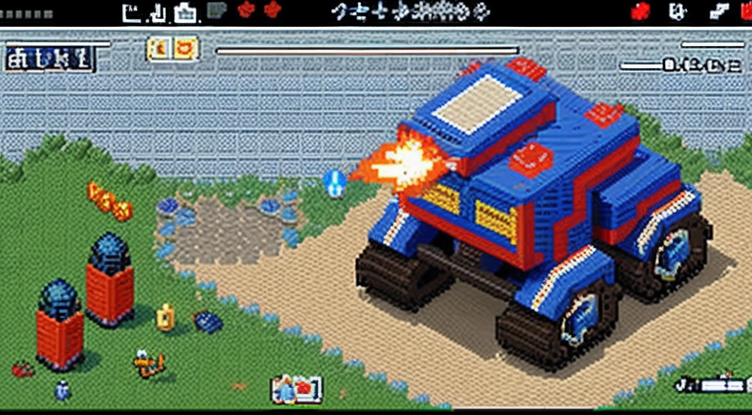 pixel game,character design,super mecha,All kinds of artillery, Pixel art #pixelart