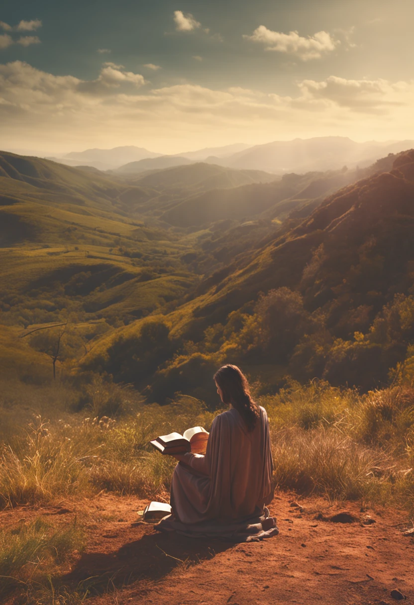 jesuscristo pregando com uma biblia