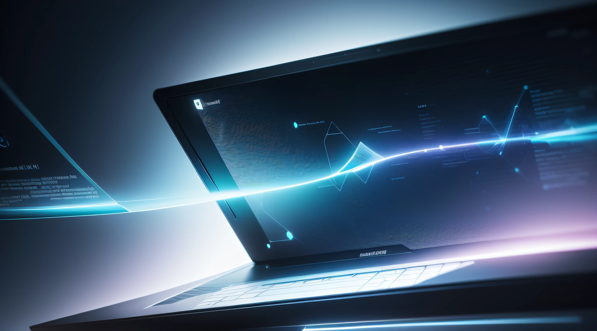 best qualtiy,tmasterpiece,8K,Computer desktop wallpaper,Geometric lines,sense of science and technology,Futuristic,Color light and shadow effects
