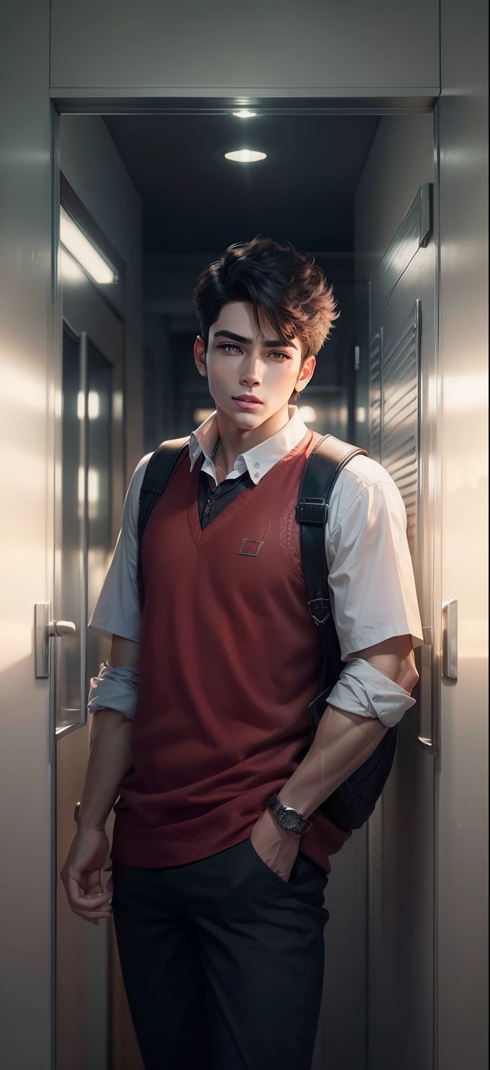 Change backround handsome boy 8k