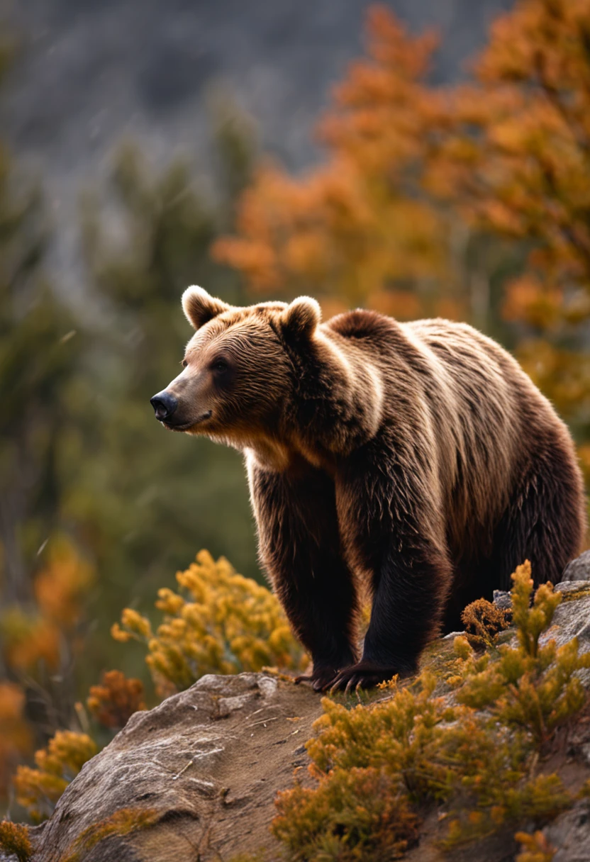 Small brown bear