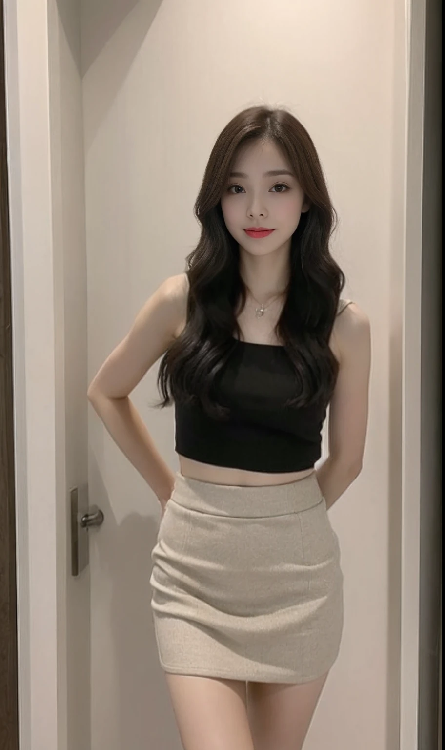 (Original photo of 8K,best qualtiy,tmasterpiece:1.2),focal point:1.2,perfect body figure:1.3,(Medium view),office room,office room,exteriors,exteriors,short skirt,short skirt,short skirt,short skirt,best qualtiy,tmasterpiece,(Small mouth:1.2),an extremely delicate and beautiful one,8k wallpaper,astounding,finely detailled,tmasterpiece,Best quality at best,(age 22:1.2),Narrow waist,Slim,is shy,Pure,adolable,Bushy hair,Soft hair,big breasts beautiful,A detailed eye,(long whitr hair:1.2)