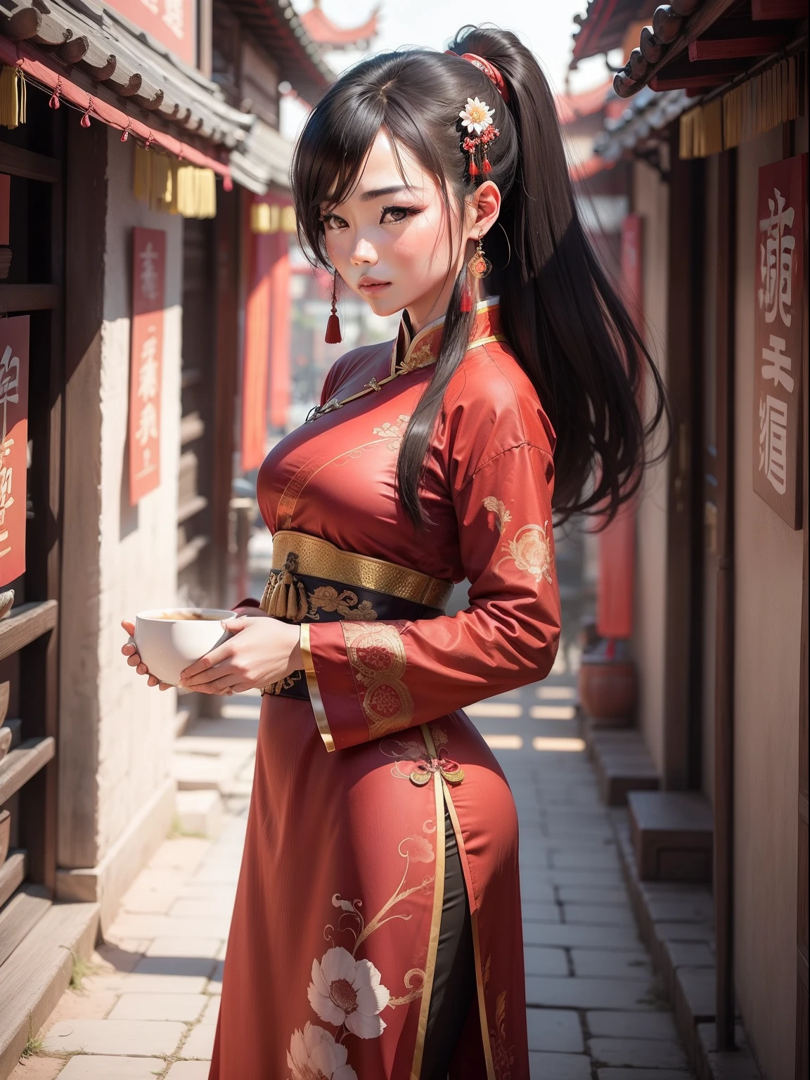 woman, China, ancient, traditional