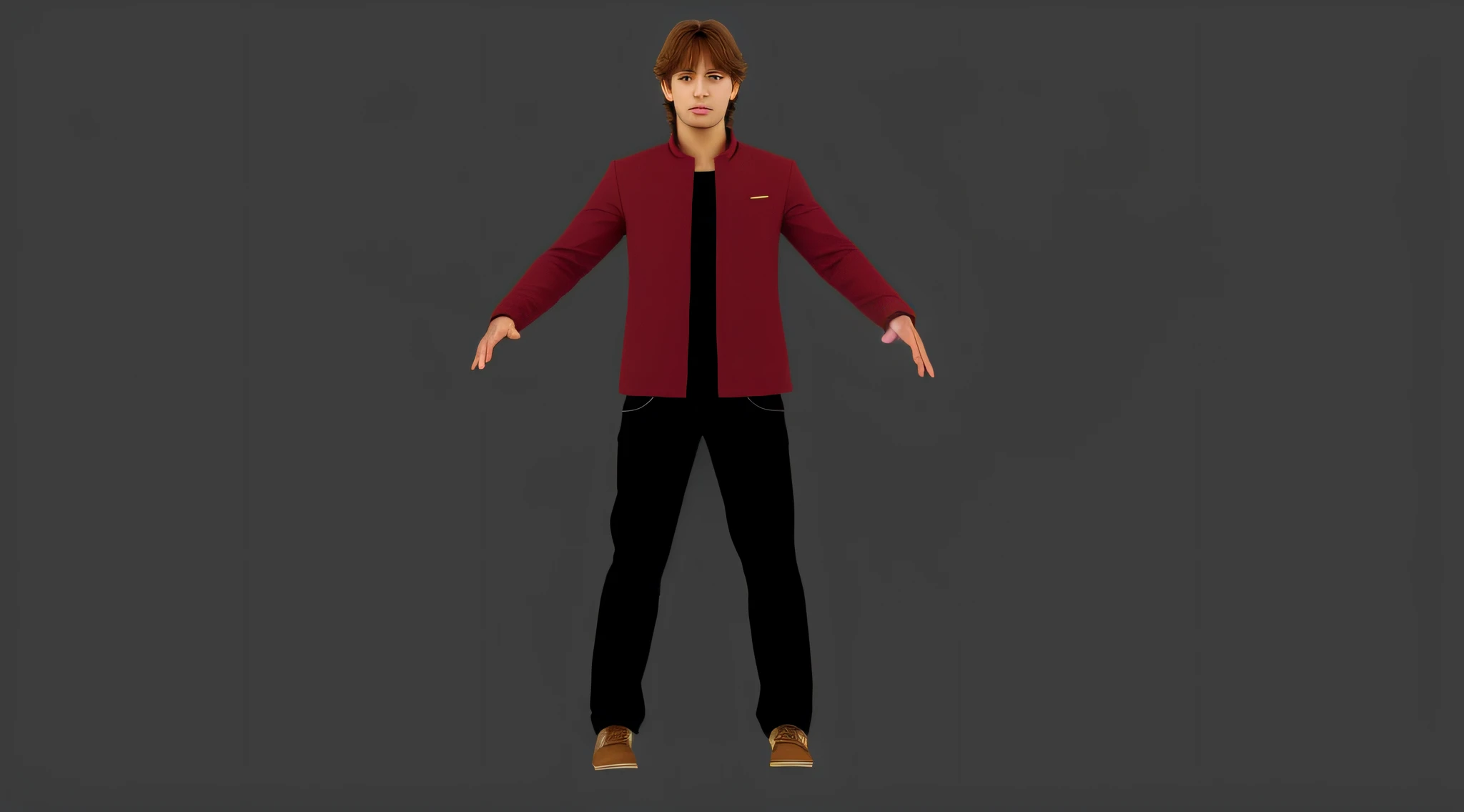change its pose to signature pose