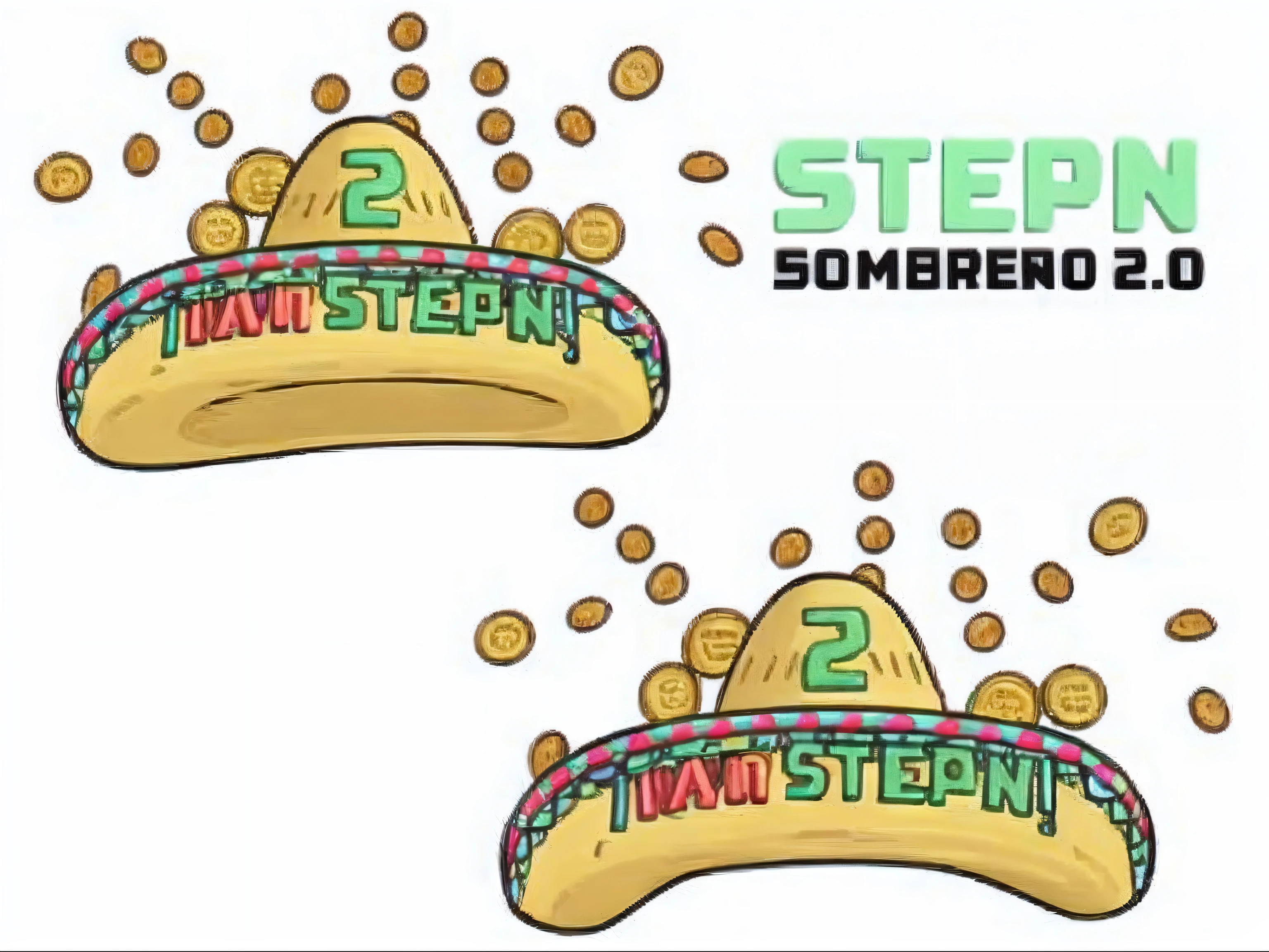 The gloom of two cartoons where coins fall, Hats, Wearing a sombrero, Steps, ๐จ๐๏ธ, Spank, ๐ฅ ๐ ๐น๏ธ ๐ :2, ๐จ๐, ๐๐๐คฉ, ๐ป๐น๐ผ, telegram sticker design, Step 50, No steep, ๐ญ ๐คฎ ๐ ๐, Sempe
