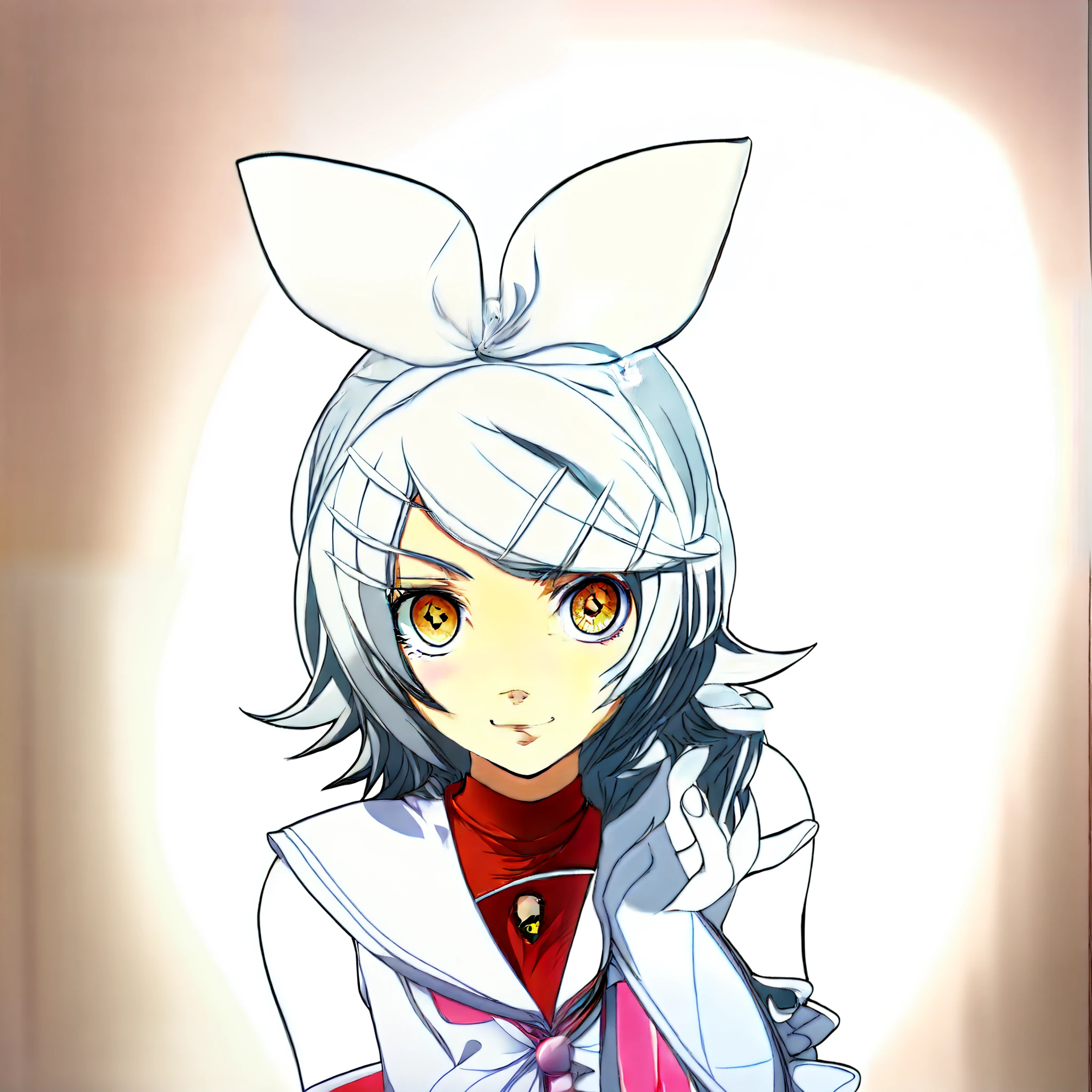 Anime girl with rabbit ears holding cell phone in hand, Kagamine too, Also, vocaloid, by Puru, with index finger, offcial art, digital art from danganronpa, with bunny ears, official character art, pikachu as a human, render of april, mikudayo, hq artwork, Rabbit ears, pixiv 3dcg, Os amigos